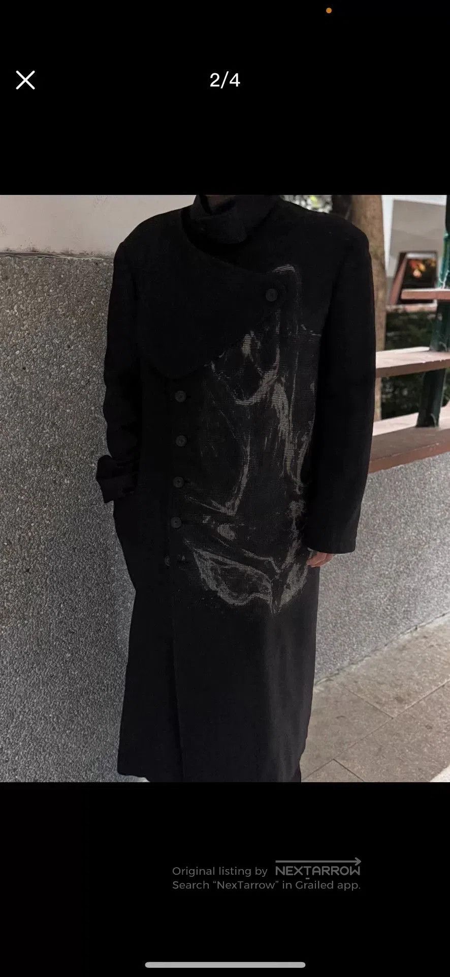 Yohji Yamamoto Yohji Yamamoto Military Style Coat. Size US L / EU 52-54 / 3 - 7 Thumbnail