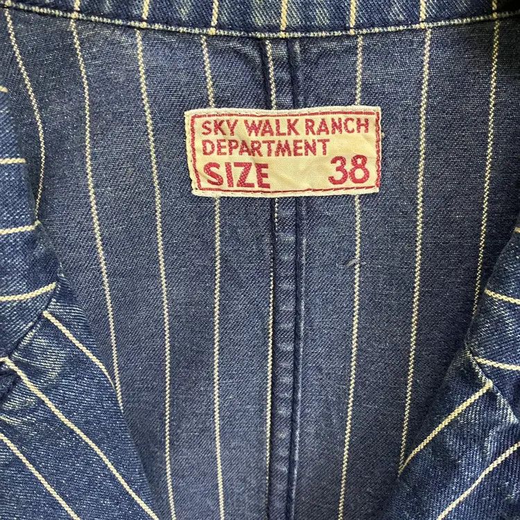 Japanese Brand Sky Walk Ranch denim wabash indigo coat Size US M / EU 48-50 / 2 - 7 Thumbnail