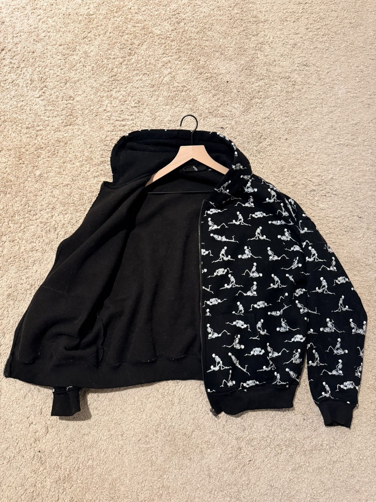 TeamSESH TEAMSESH SKELETAL LOVE HOODIE SIZE XL Size US XL / EU 56 / 4 - 2 Thumbnail
