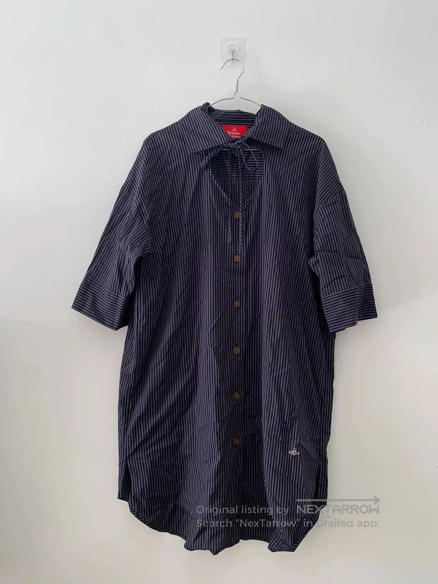 Vivienne Westwood vivienne westwood blue striped heart shirt dress. Size XS / US 0-2 / IT 36-38 - 4 Thumbnail