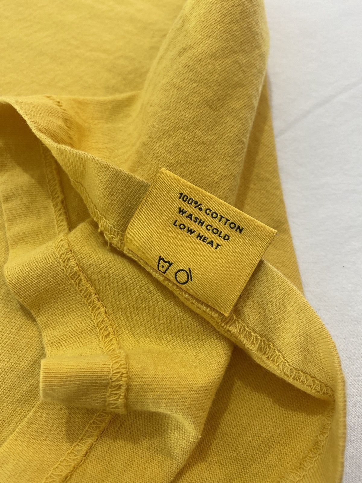 Gallery Dept. Gallery Dept Yellow Fucked Up Upside Down Reverse Logo Tee Size US XL / EU 56 / 4 - 7 Thumbnail