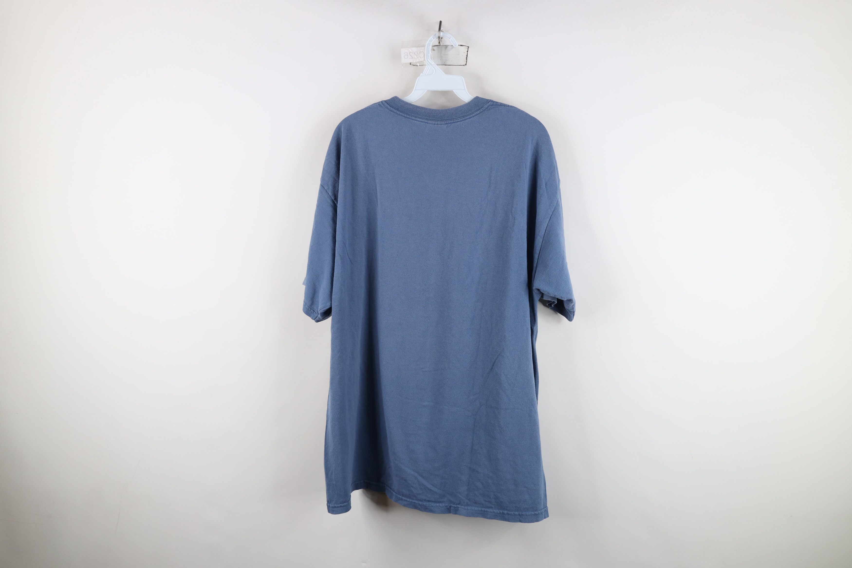Vintage Vintage 90s Streetwear Spell Out Lakeside Ohio T-Shirt Blue Size US XL / EU 56 / 4 - 10 Thumbnail