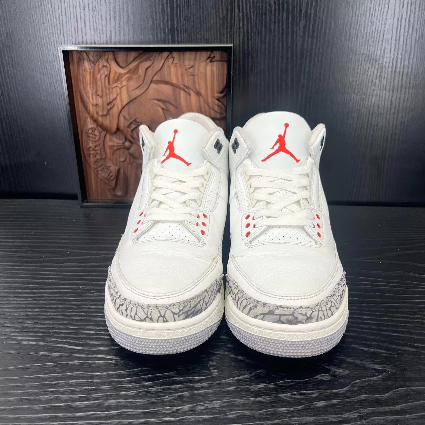 Nike Air Jordan 3 Distressed White Cement 46 Size US 13 / EU 46 - 4 Thumbnail