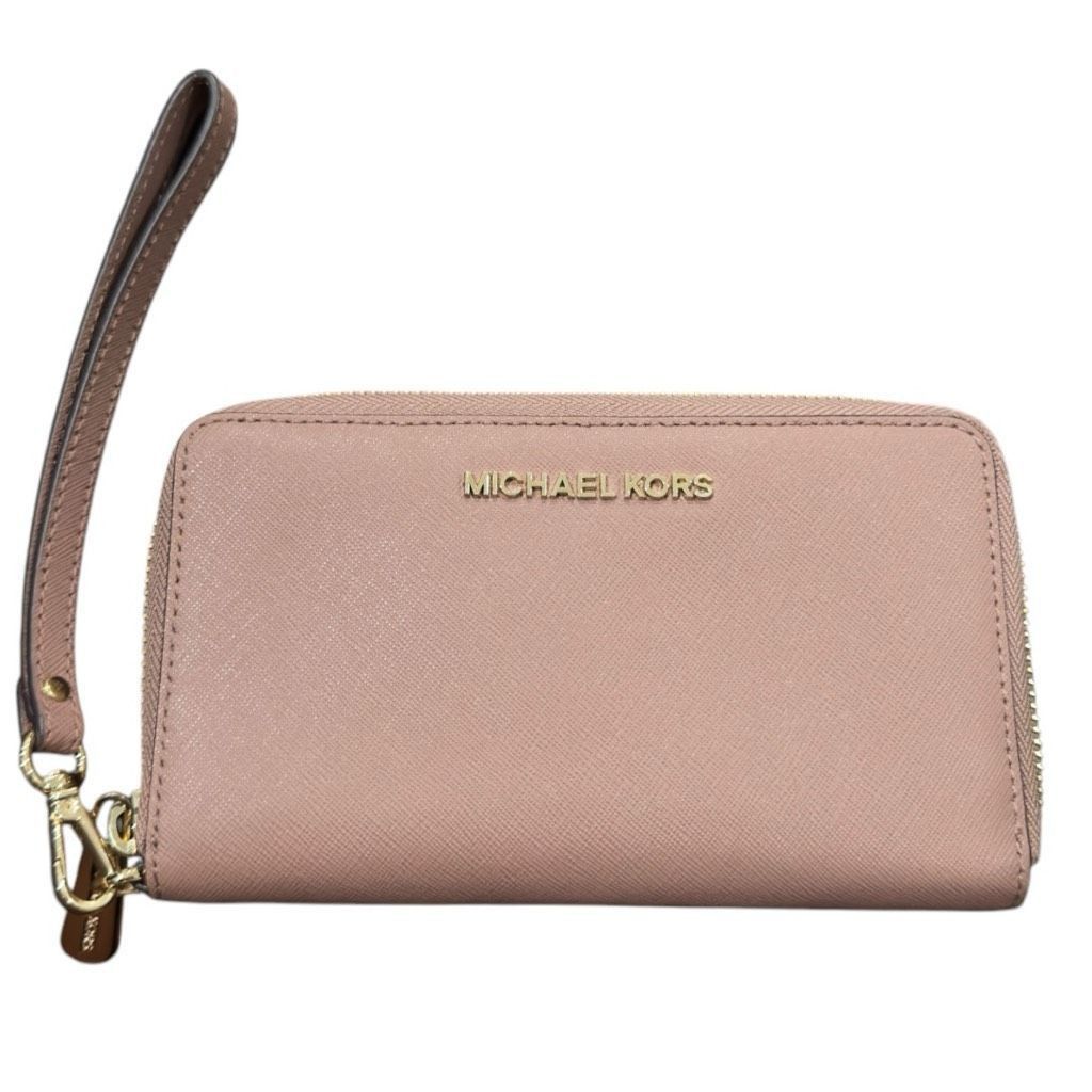 Michael Kors MICHAEL MICHAEL KORS Crossgrain Leather Continental Zip Around Wallet Clutch Bag SOLD OUT $260 Retail Size ONE SIZE - 10 Thumbnail