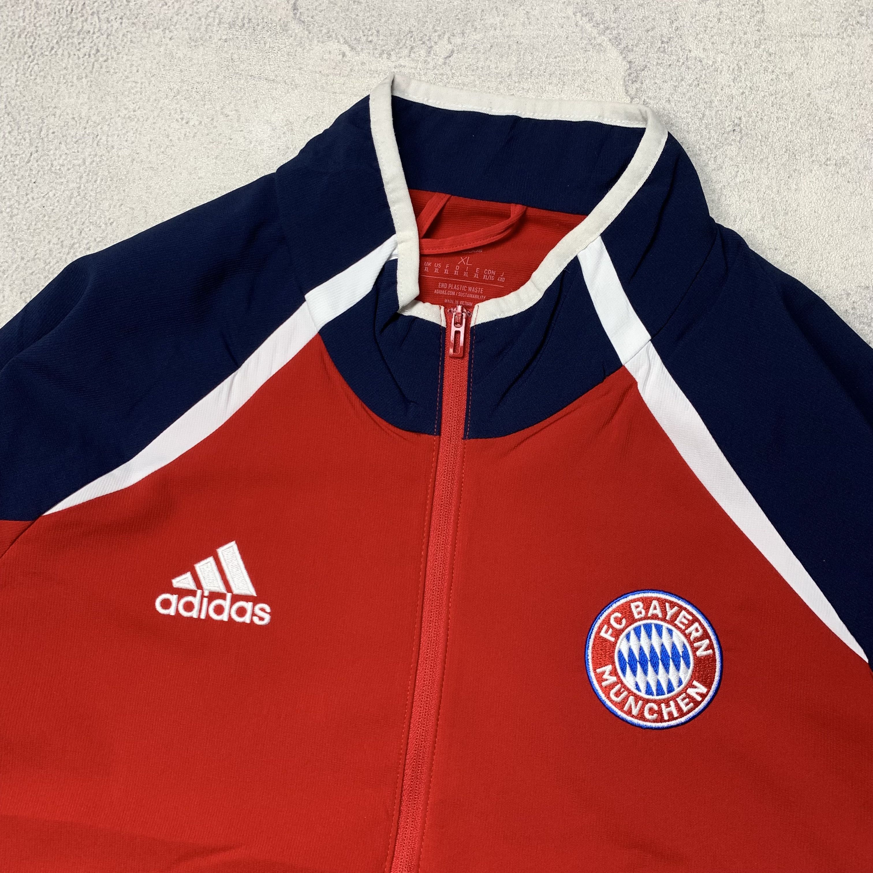 Adidas Adidas Bayern Munchen Track Jacket Size US XL / EU 56 / 4 - 2 Thumbnail