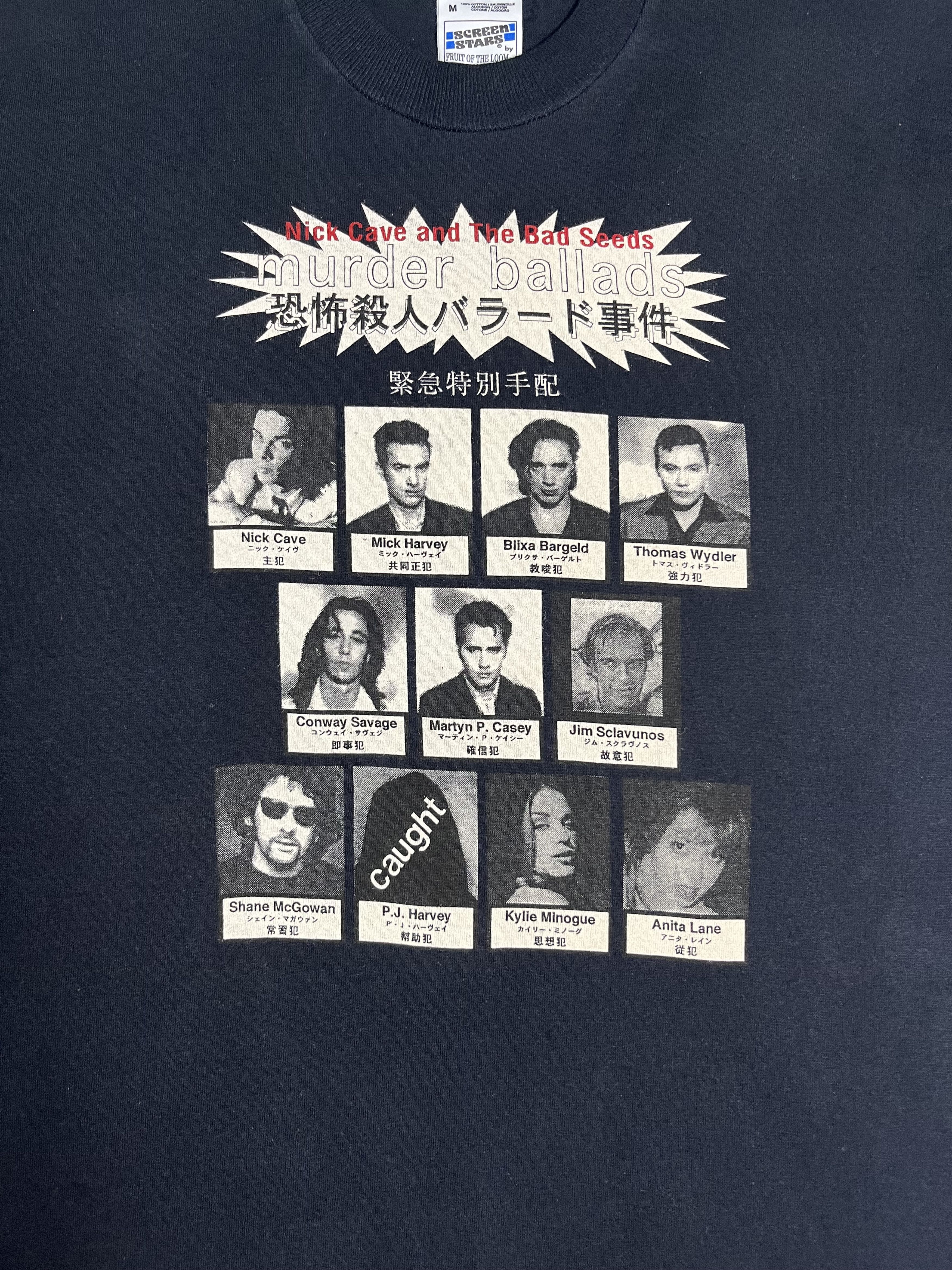 Band Tees Vintage Nick Cave And The Bad Seeds Size US M / EU 48-50 / 2 - 3 Thumbnail