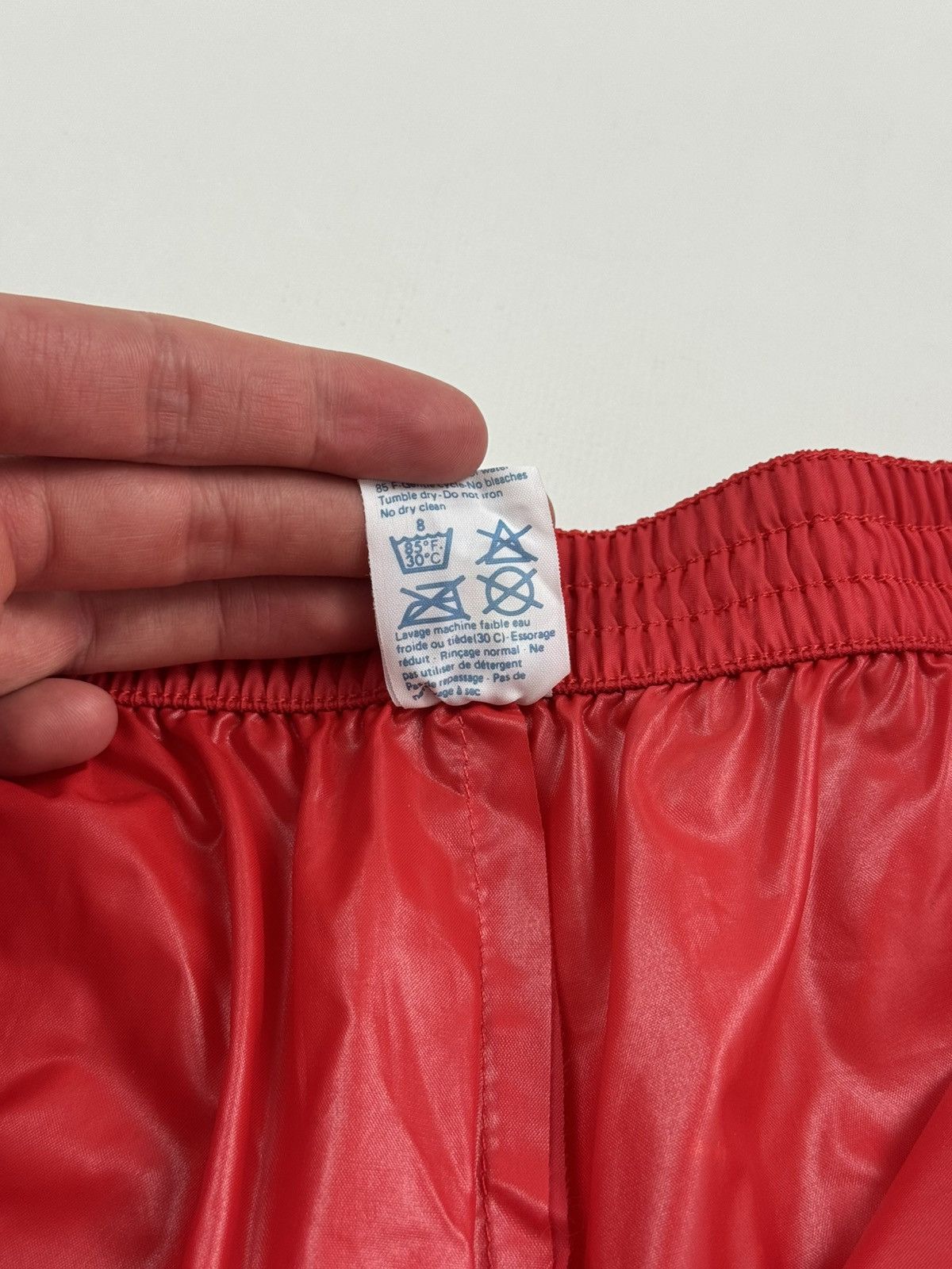 Adidas 1970’s Vintage Adidas Ventex Nylon Red Track Pants Size US 32 / EU 48 - 14 Thumbnail