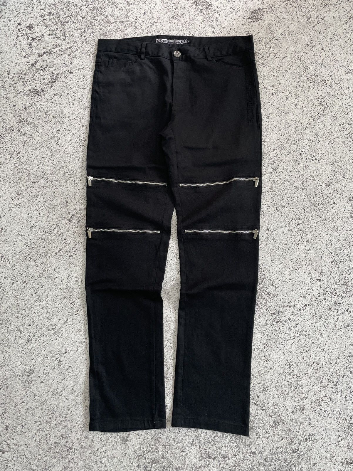 Other Anarchy Vkei Multi zipper pants Rick Owens Drkshdw style Size US 34 / EU 50 - 1 Thumbnail