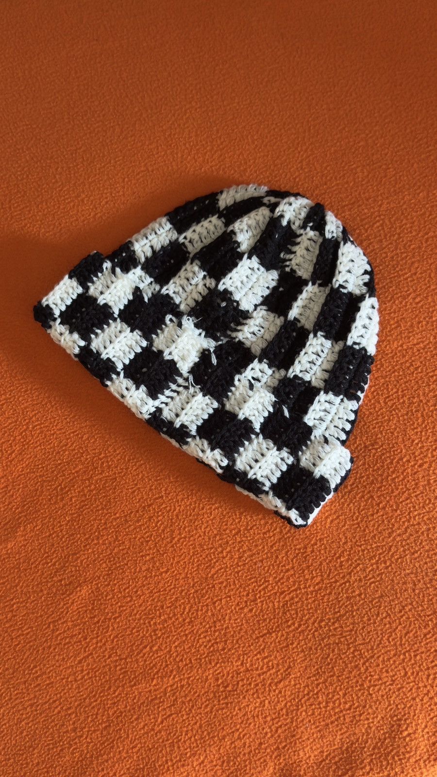 Stussy Stussy Crochet Checkered Beanie Size ONE SIZE - 5 Thumbnail