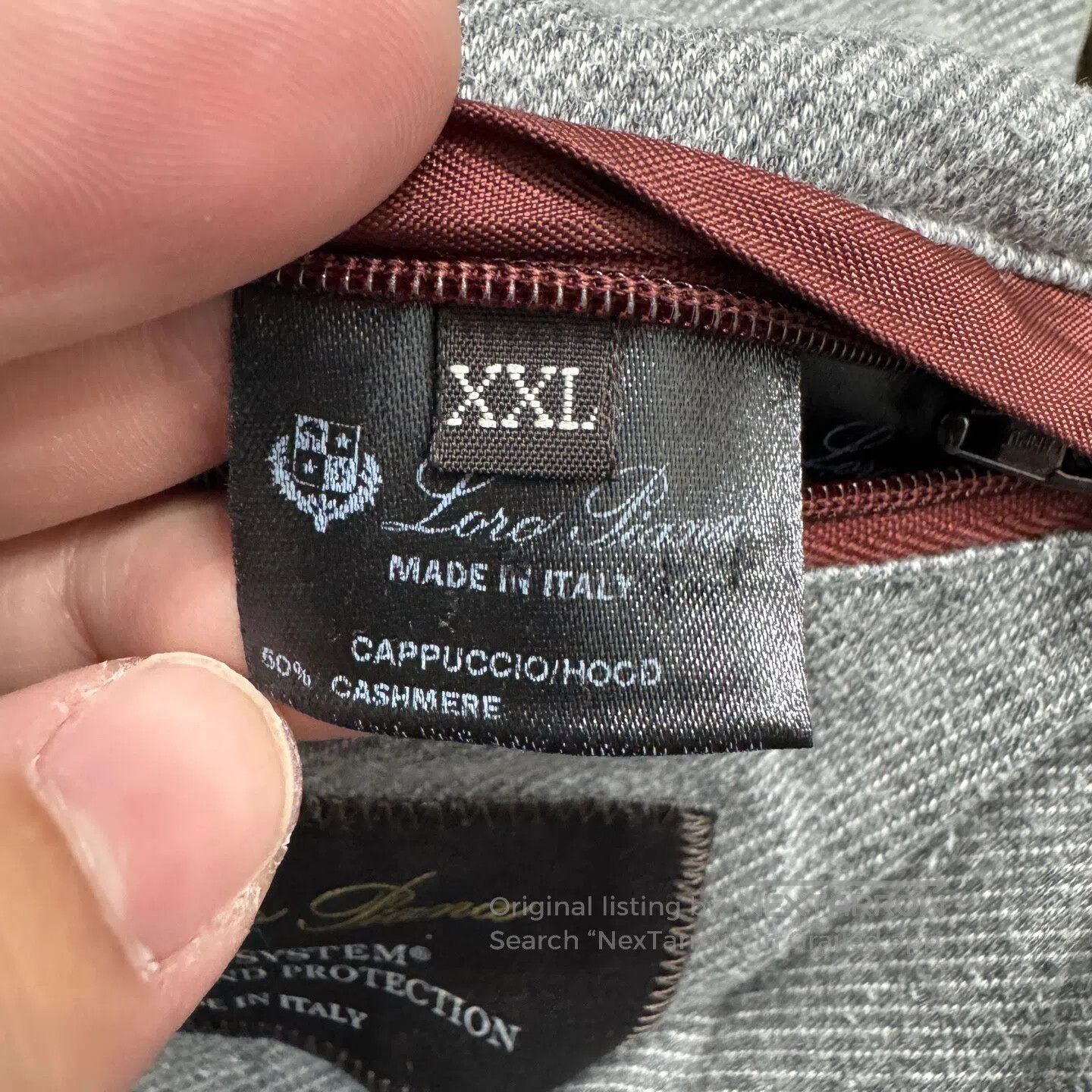 Loro Piana LORO PIANA Nylon-spliced cashmere down jacket| Size US XXL / EU 58 / 5 - 6 Thumbnail