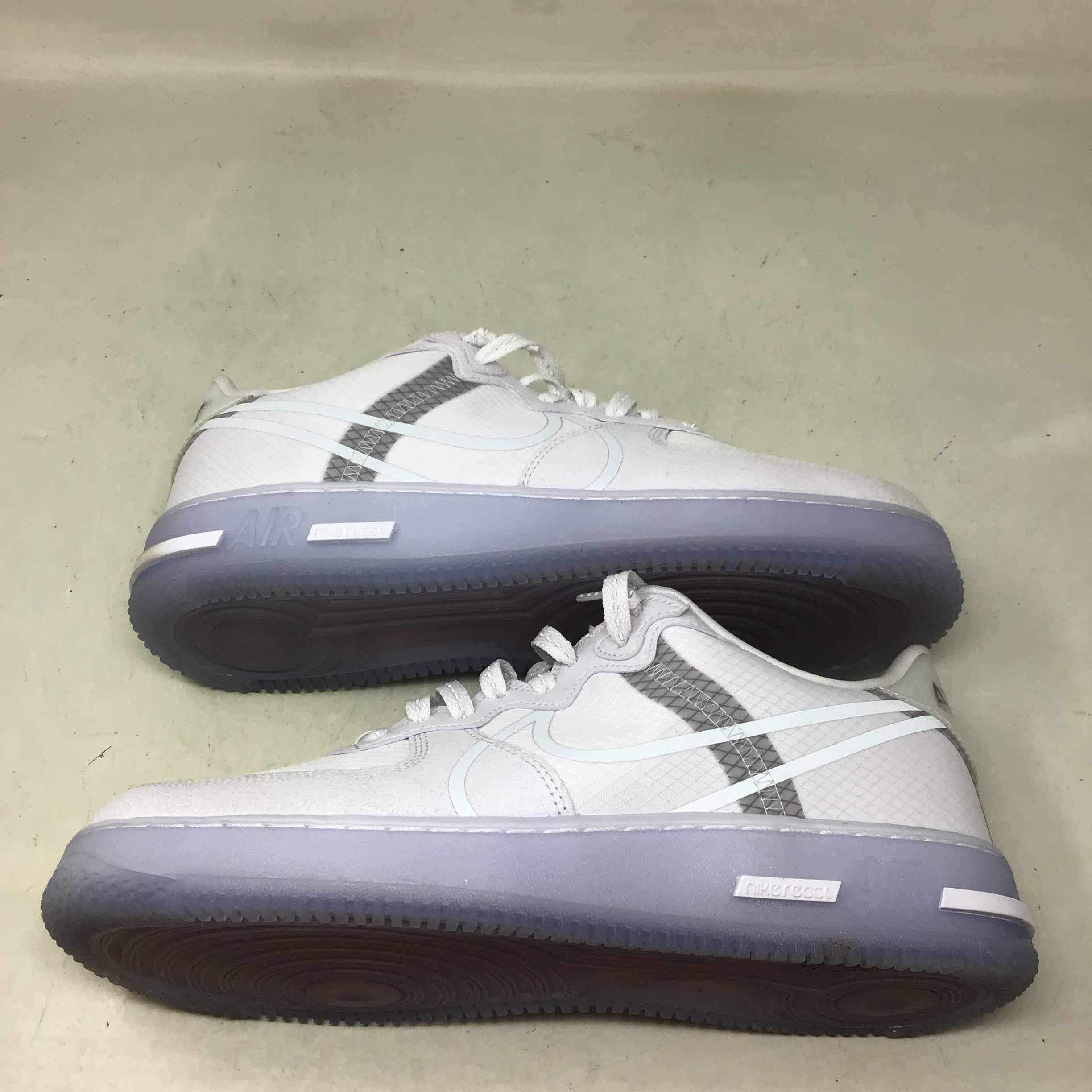 Air Force React QS White Ice