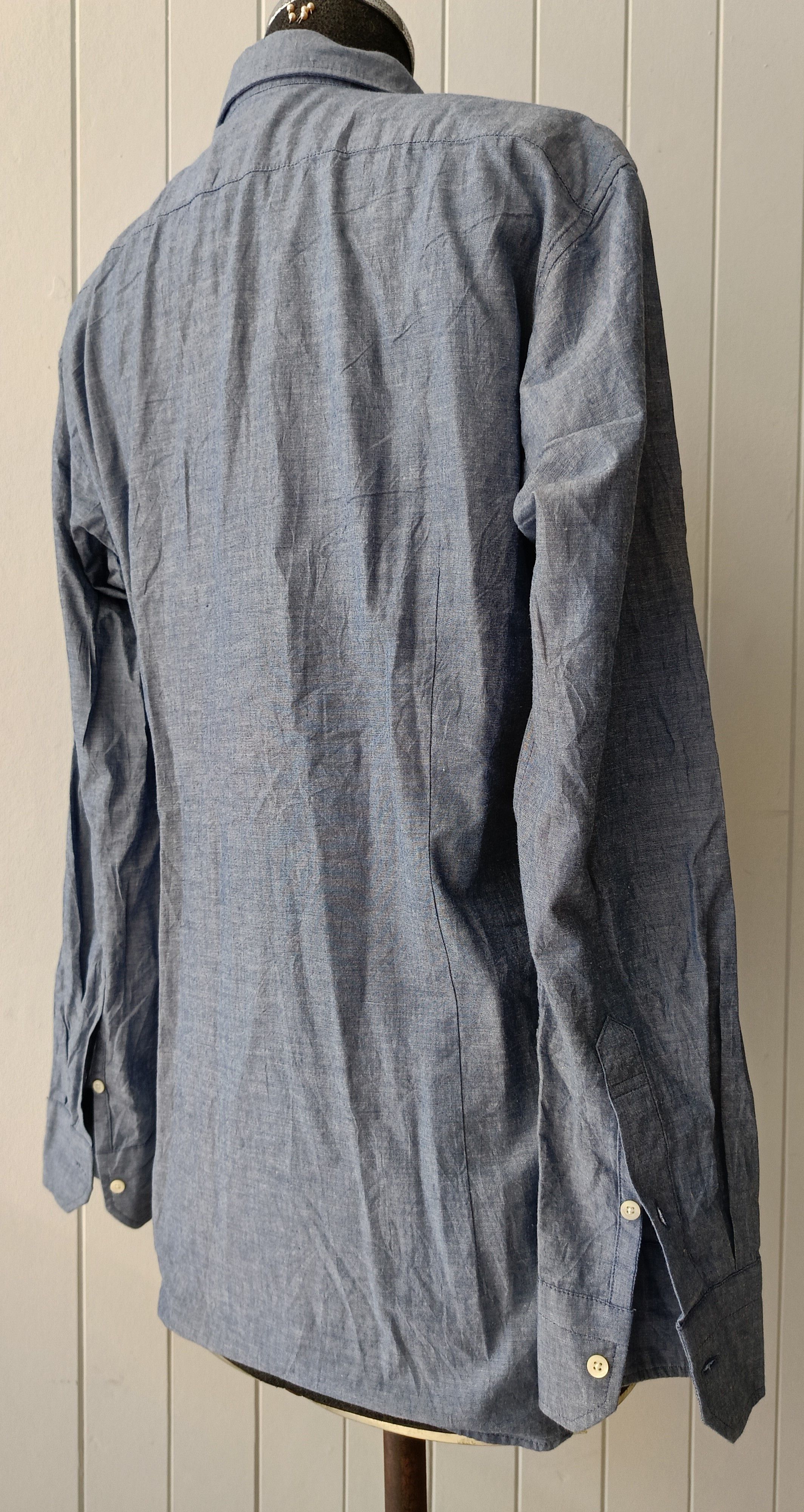 Mackintosh Mackintosh Philosophy MP oxford blue 38 slim fit blue shirt Size US S / EU 44-46 / 1 - 13 Thumbnail