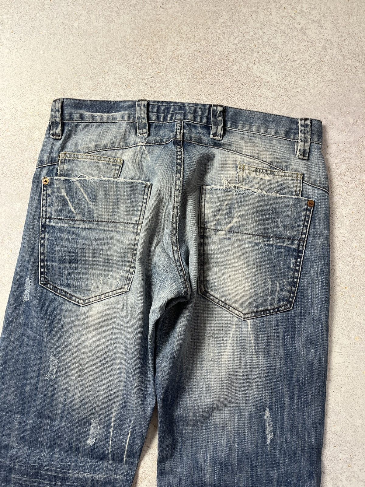 Japanese Brand × Vintage Vintage Japanese Cipobaxx Japanese Archival Patchwork jeans Size US 33 - 6 Thumbnail