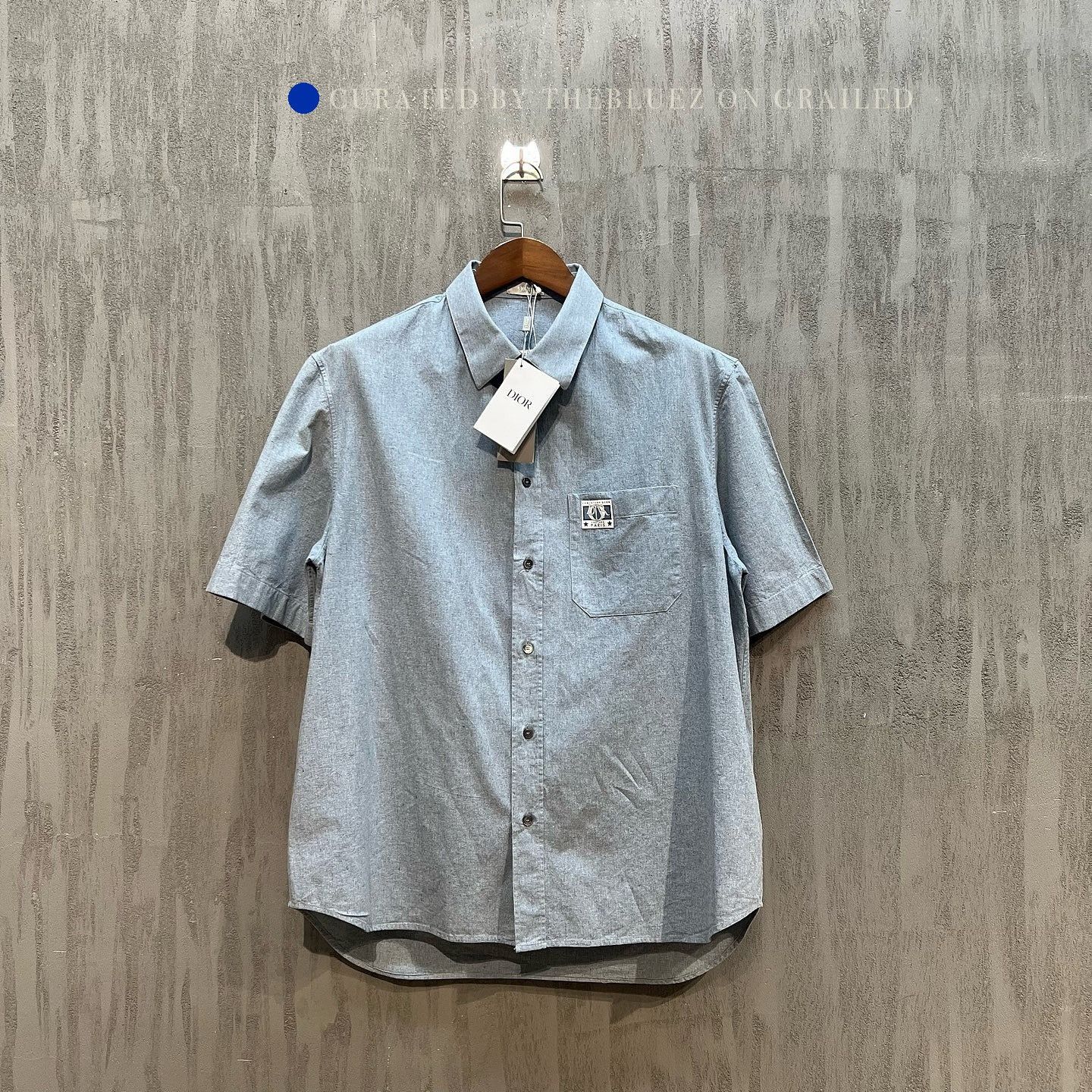 Dior Logo Patch Short Sleeve Shirt Size US L / EU 52-54 / 3 - 1 Thumbnail