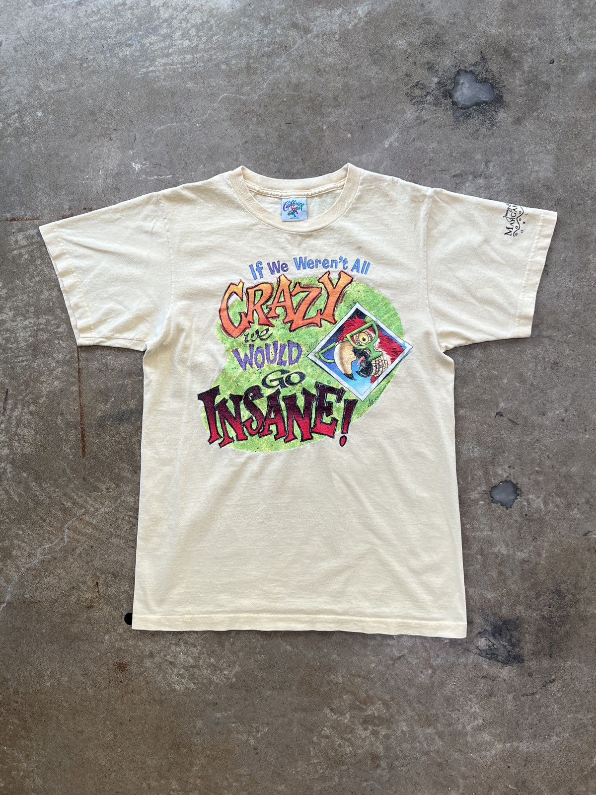 Vintage Vintage Jimmy Buffett Margaritaville Insane Tee Medium Size US M / EU 48-50 / 2 - 2 Thumbnail