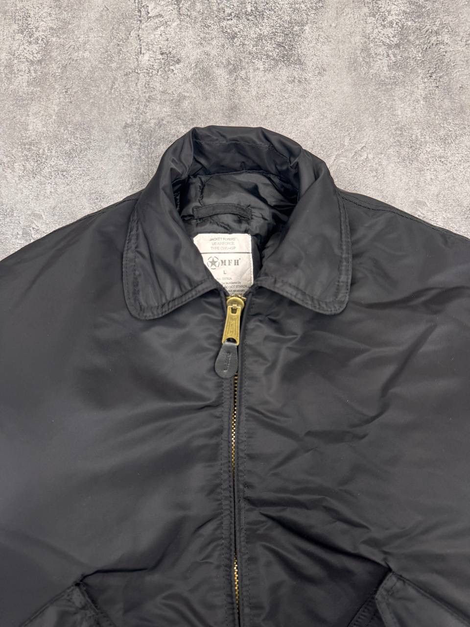 Other MFH Vintage military Men's CWU-45PBomber Jacket Black Size L Size US L / EU 52-54 / 3 - 3 Thumbnail