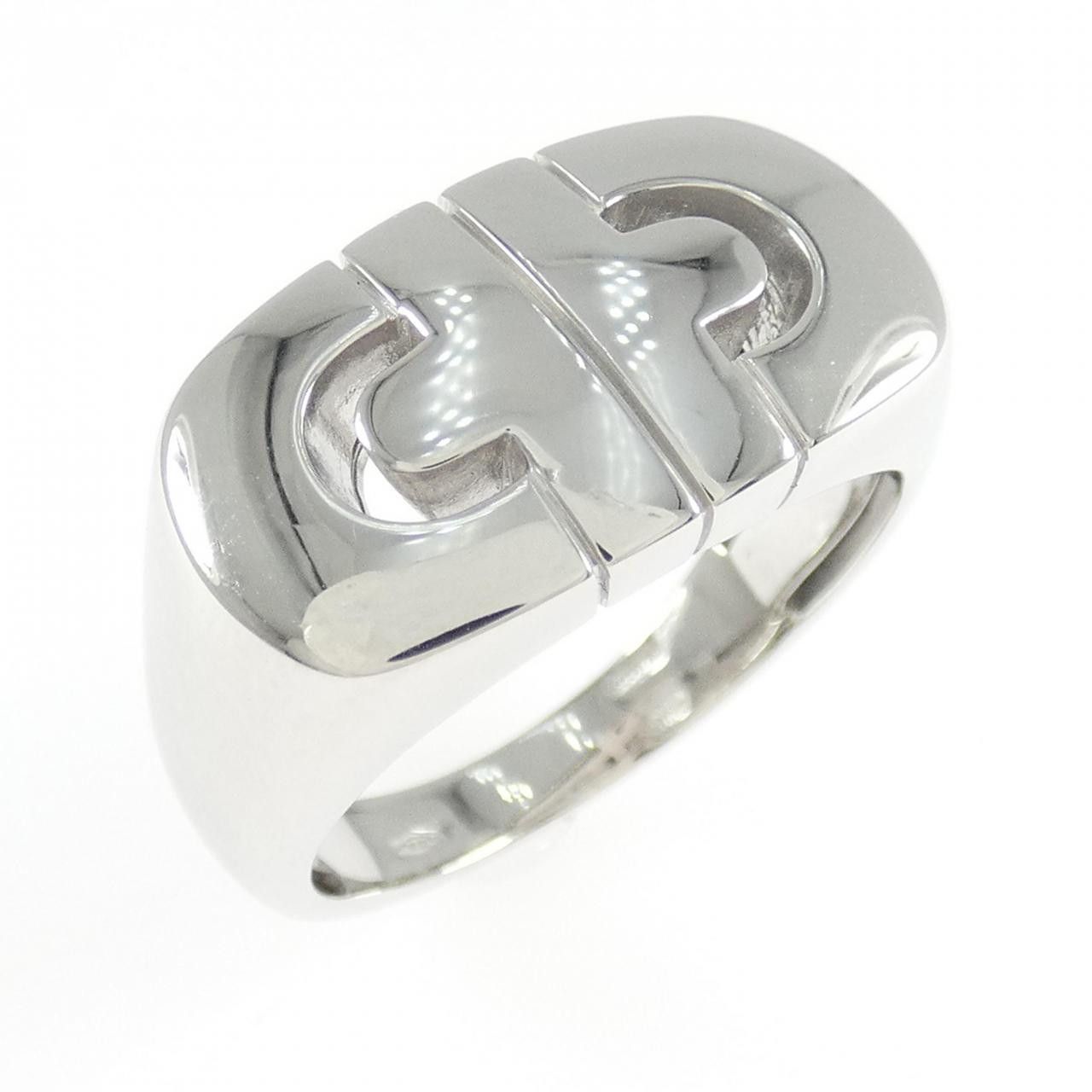 Bvlgari Bvlgari Bvlgari Parentesi 750 White Gold Ring Size 14 Precious Metal Ring DUTY FREE for USA Size ONE SIZE - 1 Thumbnail