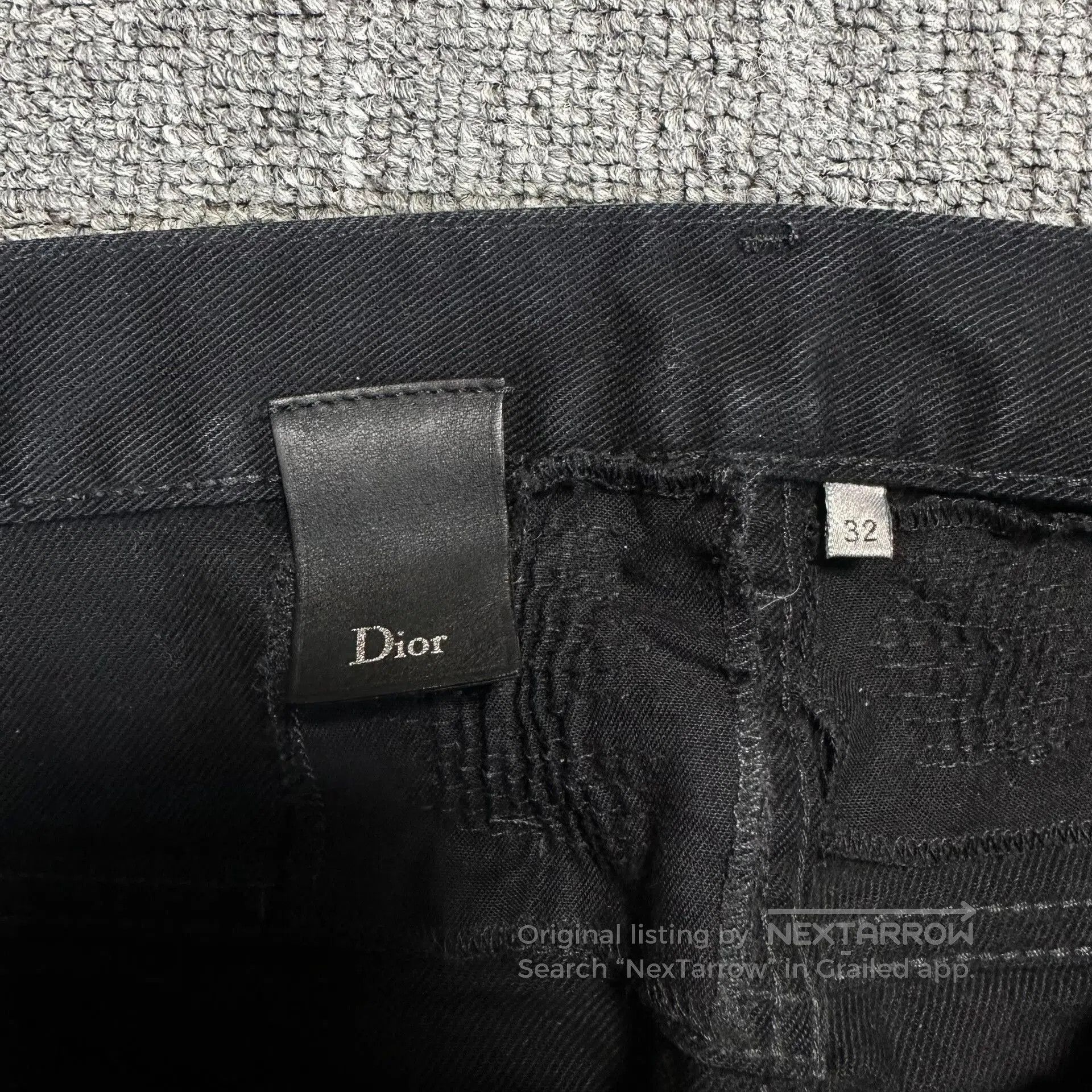 Dior dior black distressed denim jeans. Size US 32 / EU 48 - 4 Thumbnail
