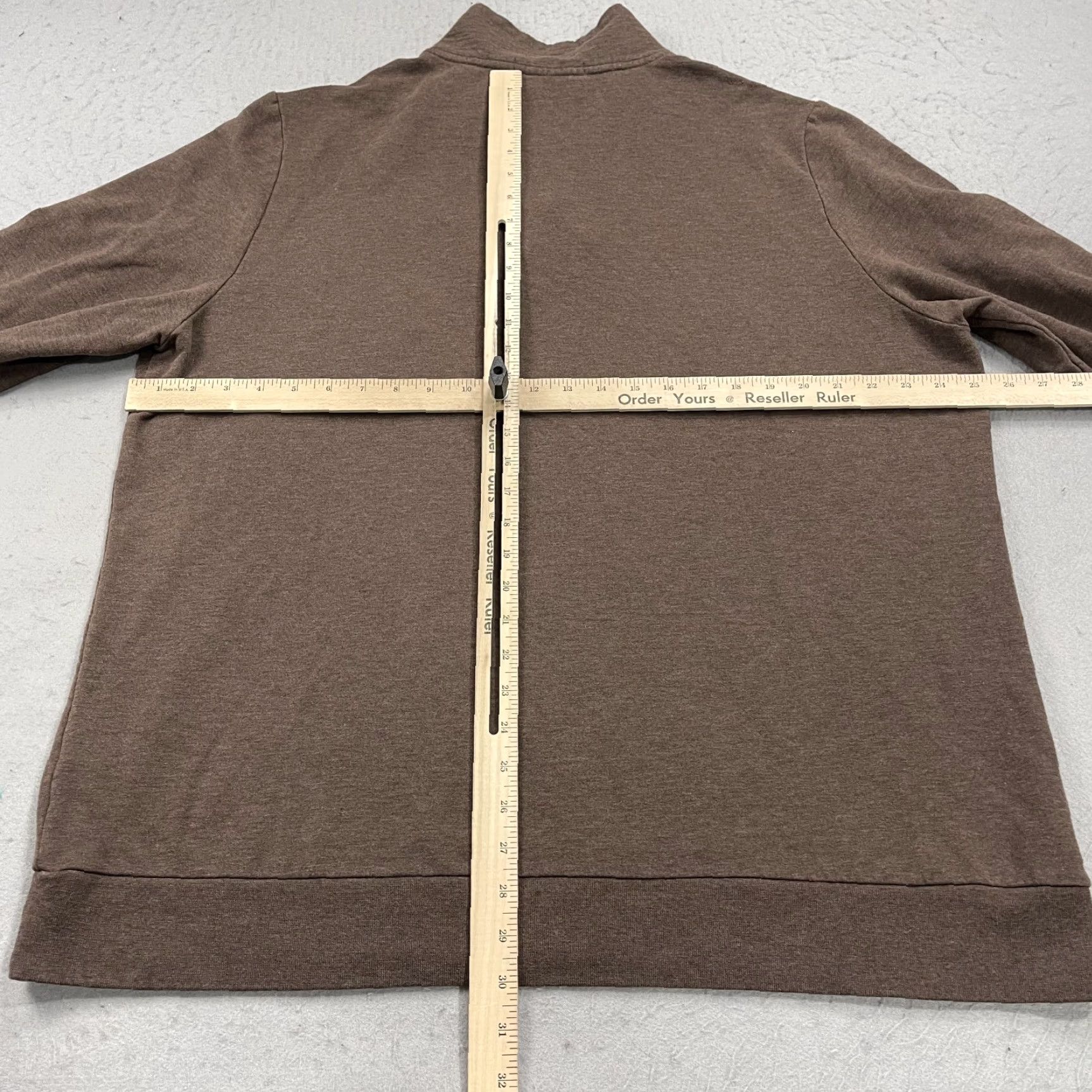 Vintage Criquet Sweatshirt Mens 2XL Brown Fleece Lined 1/4 Zip Pullover Golf Shirt Size US XXL / EU 58 / 5 - 6 Thumbnail