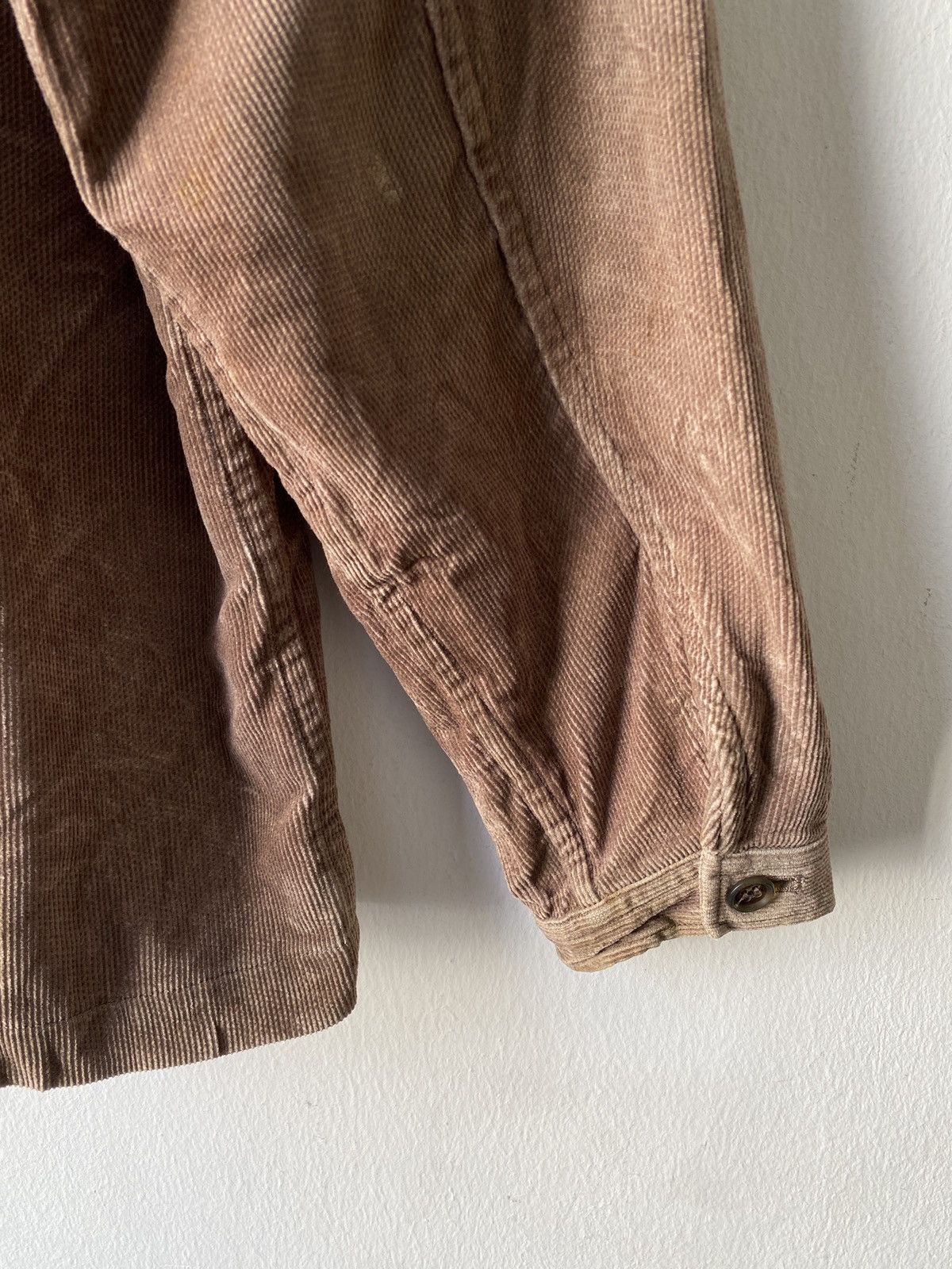 Issey Miyake 1990s - Tete Homme By Issey Miyake Corduroy Zipper Shirt Size US L / EU 52-54 / 3 - 12 Thumbnail