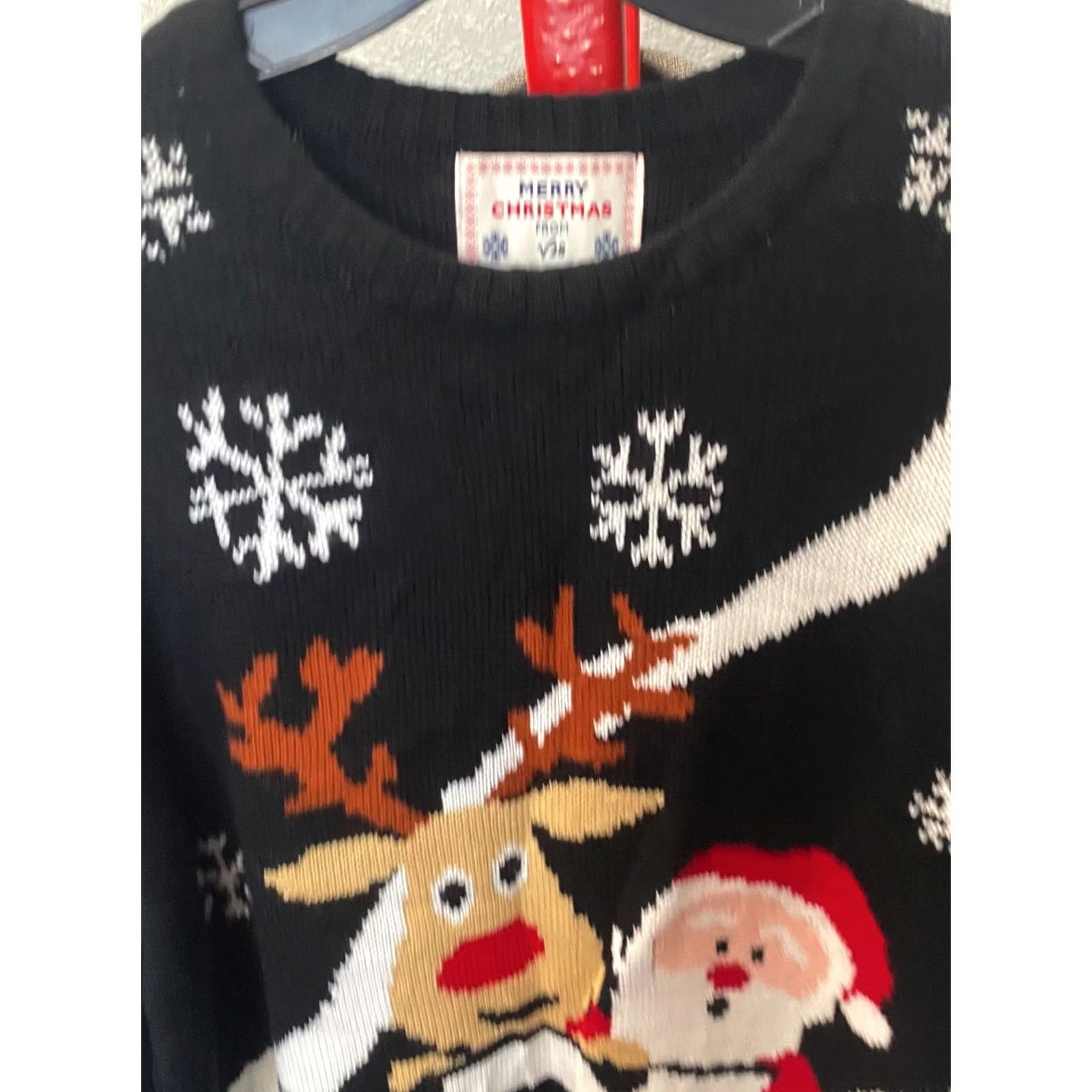 Vintage SWEATER Santa Rudolph Car Christmas Large L Vest Mens Size US L / EU 52-54 / 3 - 4 Thumbnail