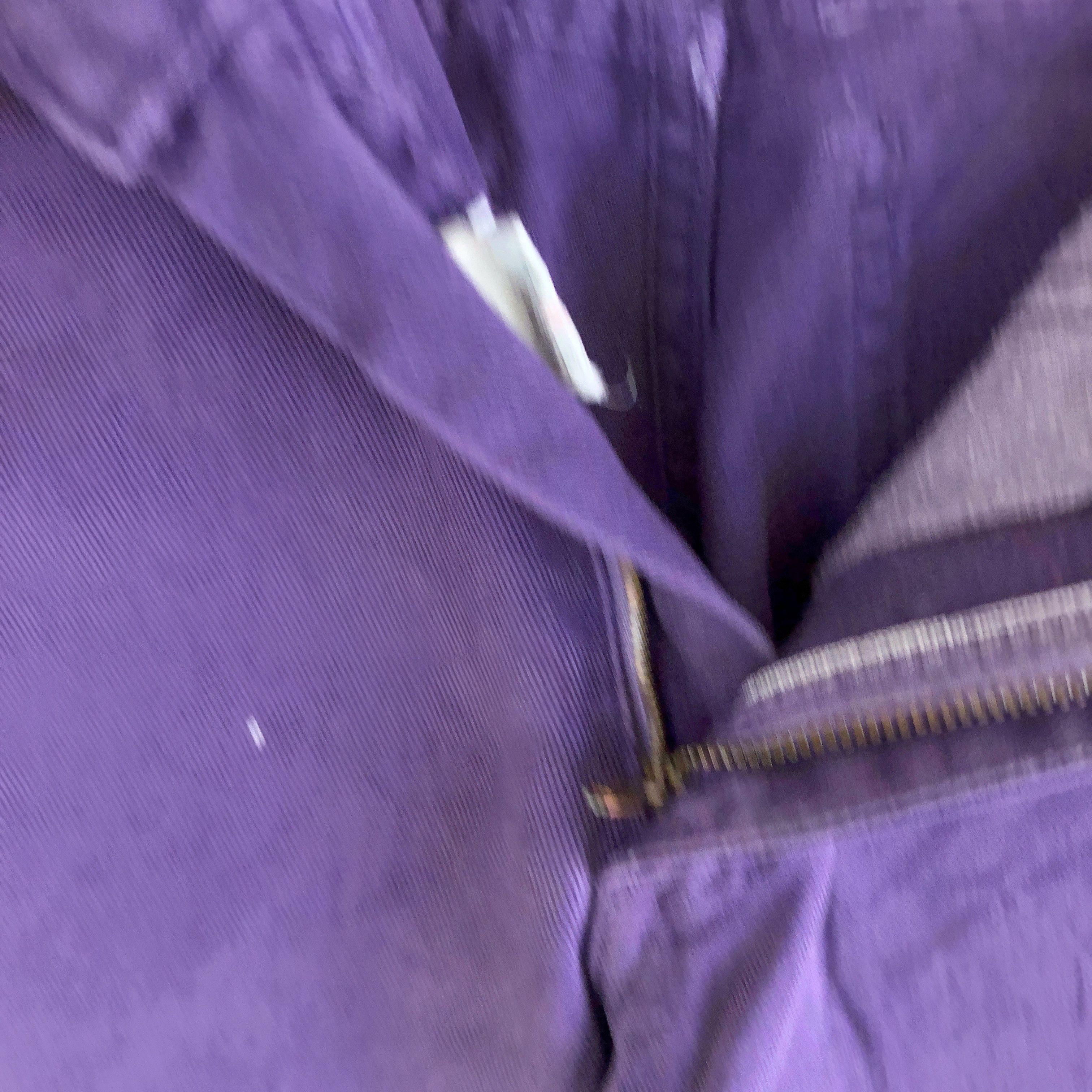 Vintage Vintage 70s Bison Jeans Purple Baggy Bison Denim Pants Size 24" / US 00 / IT 34 - 6 Thumbnail