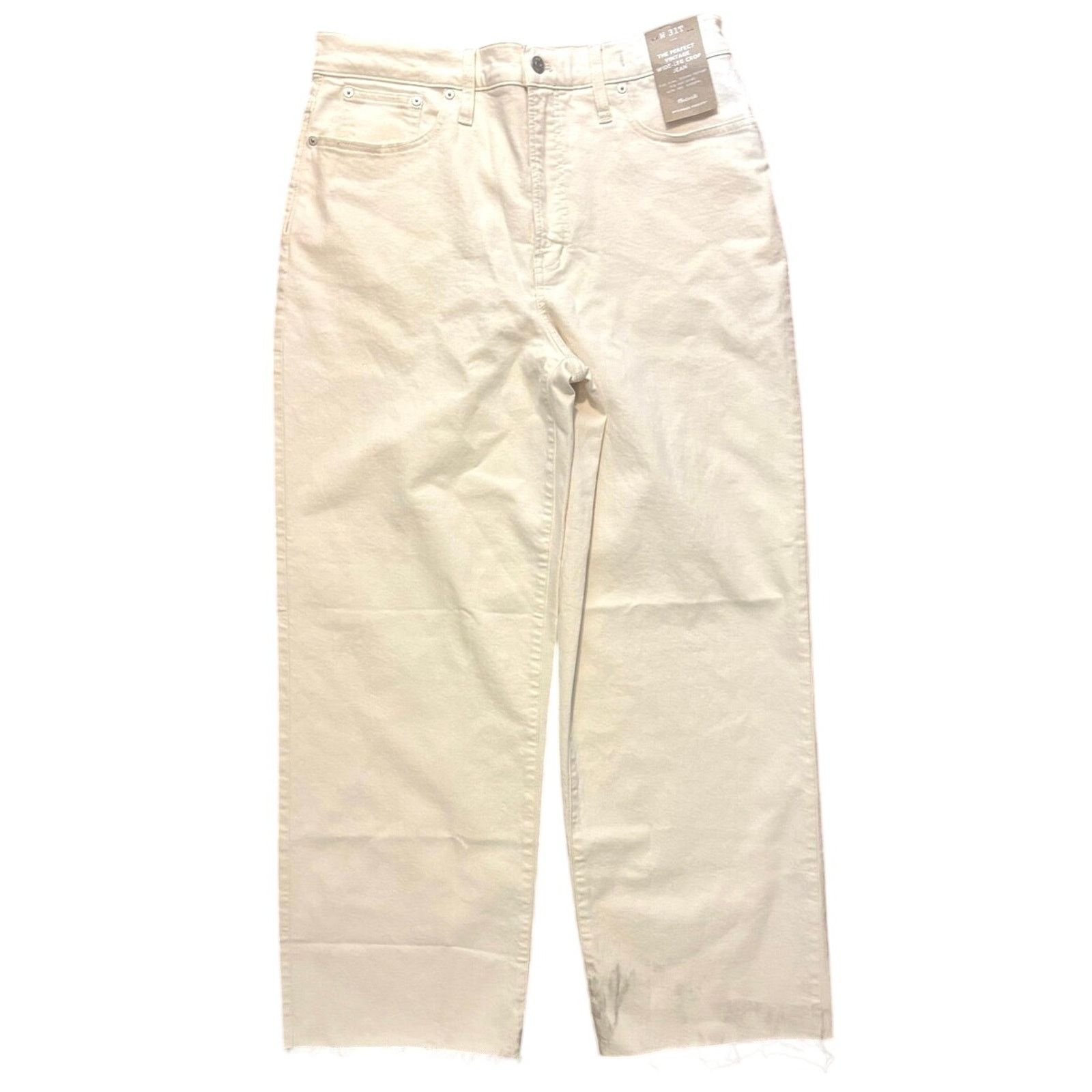 Madewell NWT Madewell The Tall Perfect Vintage Wide-Leg Crop Jean 31 Size 31" - 4 Thumbnail