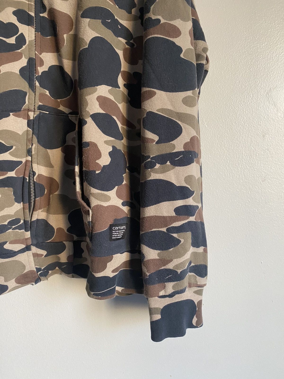 Carhartt Camo zip-up hoodie Size US L / EU 52-54 / 3 - 2 Thumbnail