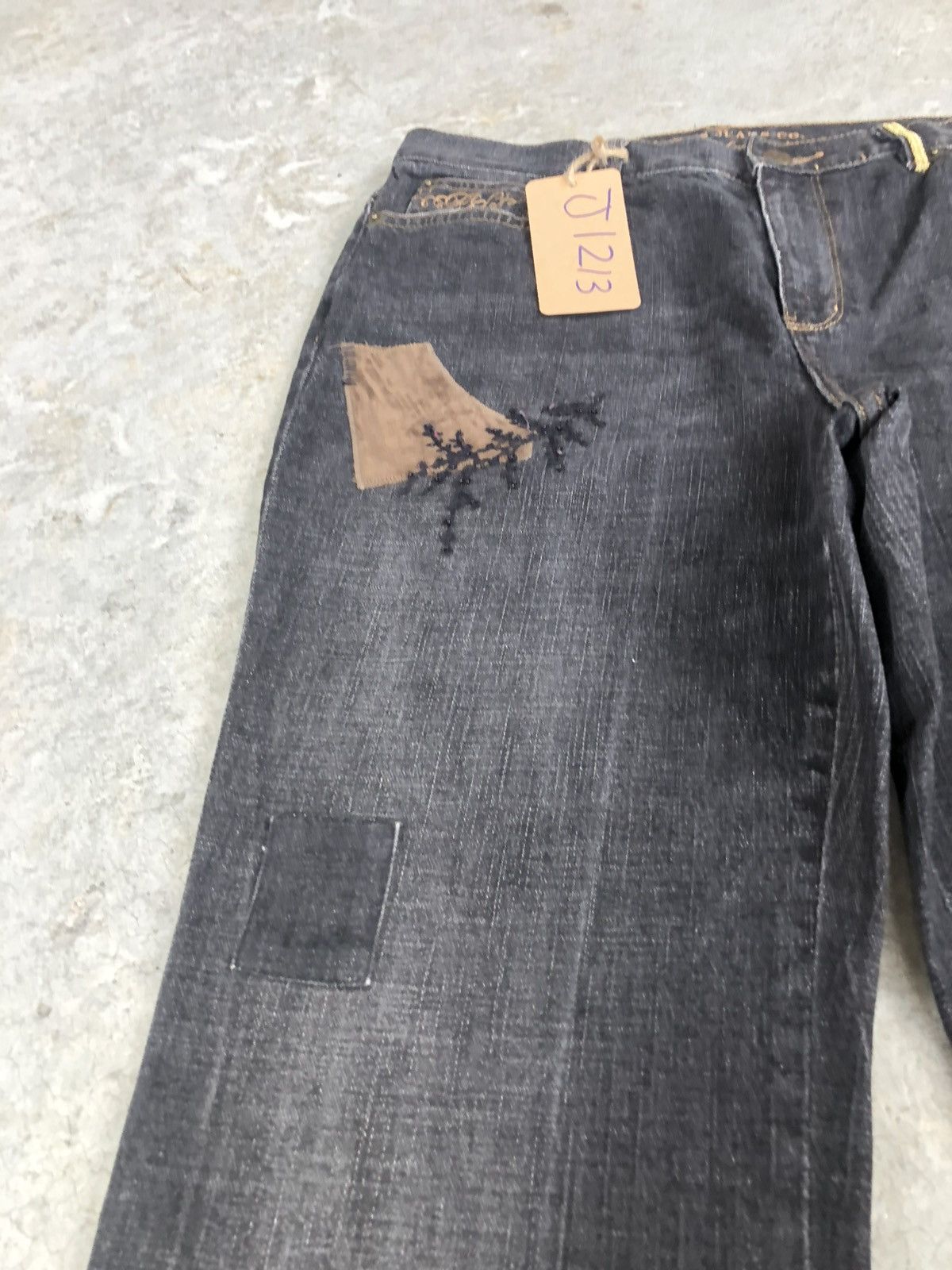 Ralph Lauren Japanese Lauren Flared Jeans Boro Patchwork Distressed Size US 30 / EU 46 - 13 Thumbnail