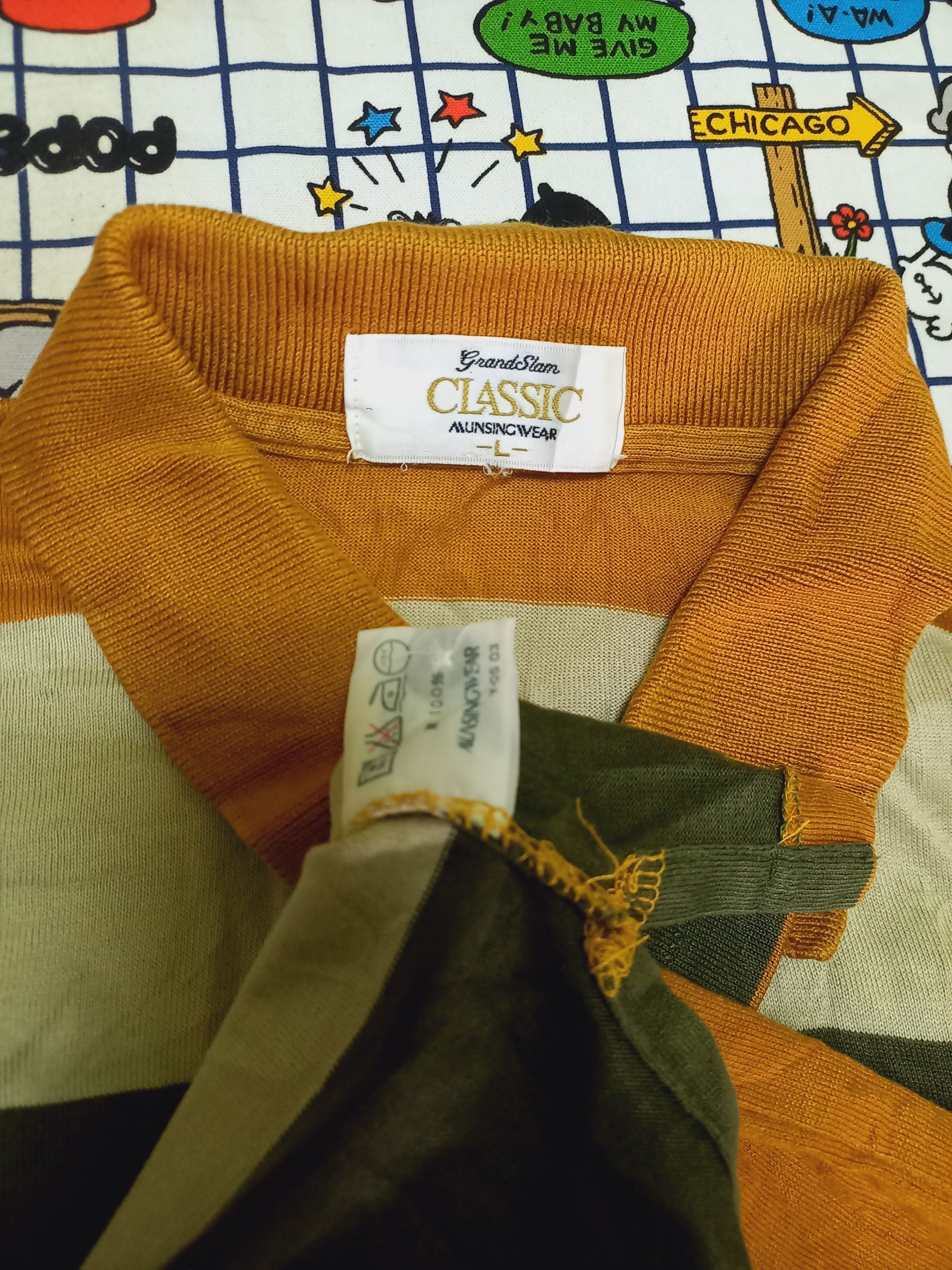 Vintage Vintage grandslam stripes musingwear Size US L / EU 52-54 / 3 - 9 Thumbnail