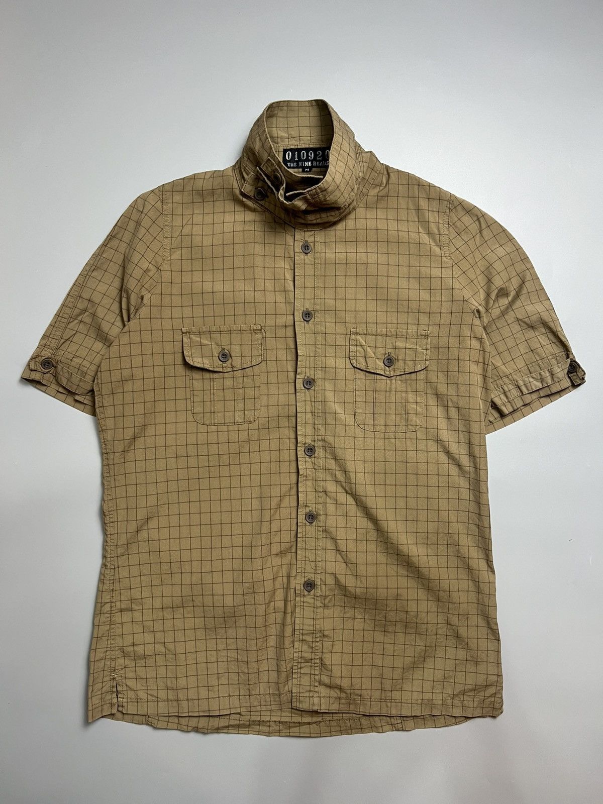 Japanese Brand × Seditionaries × Vintage Vintage 010920 The Nine Heads Plaid Shirts Size US M / EU 48-50 / 2 - 1 Thumbnail