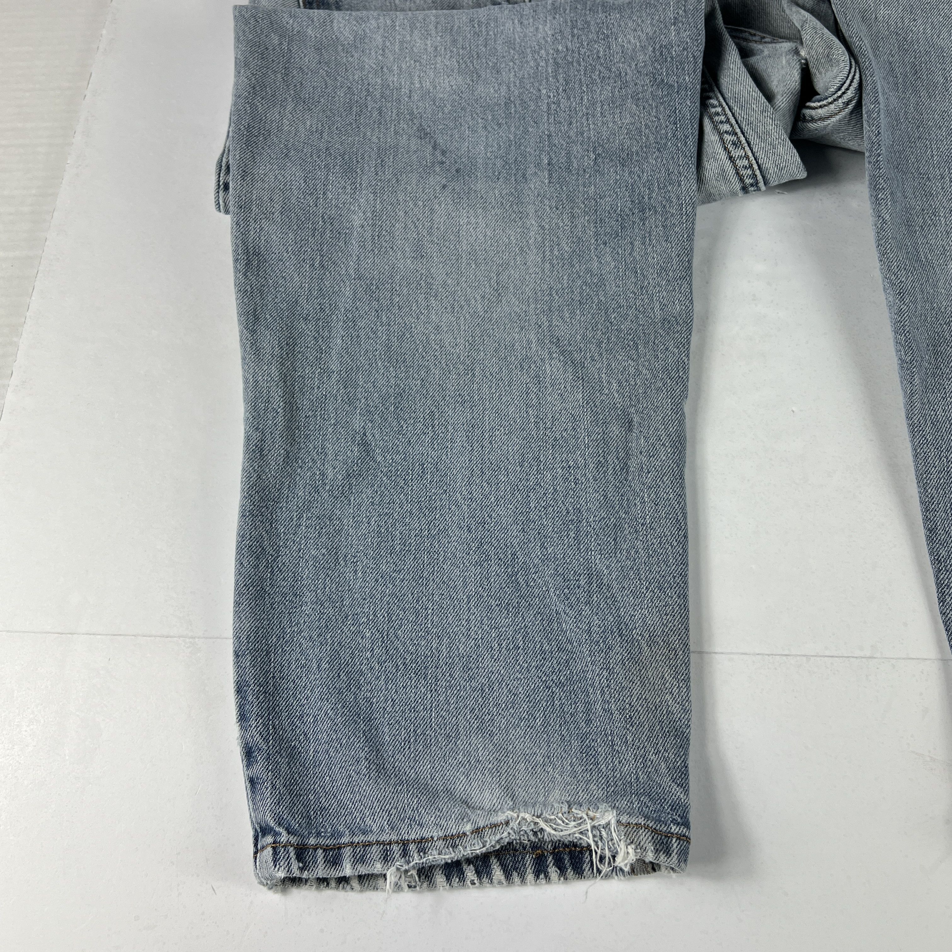 Levi's × Vintage Y2K Levi's Jeans 560 Loose Taper Blue Grunge Denim Size US 33 - 19 Thumbnail