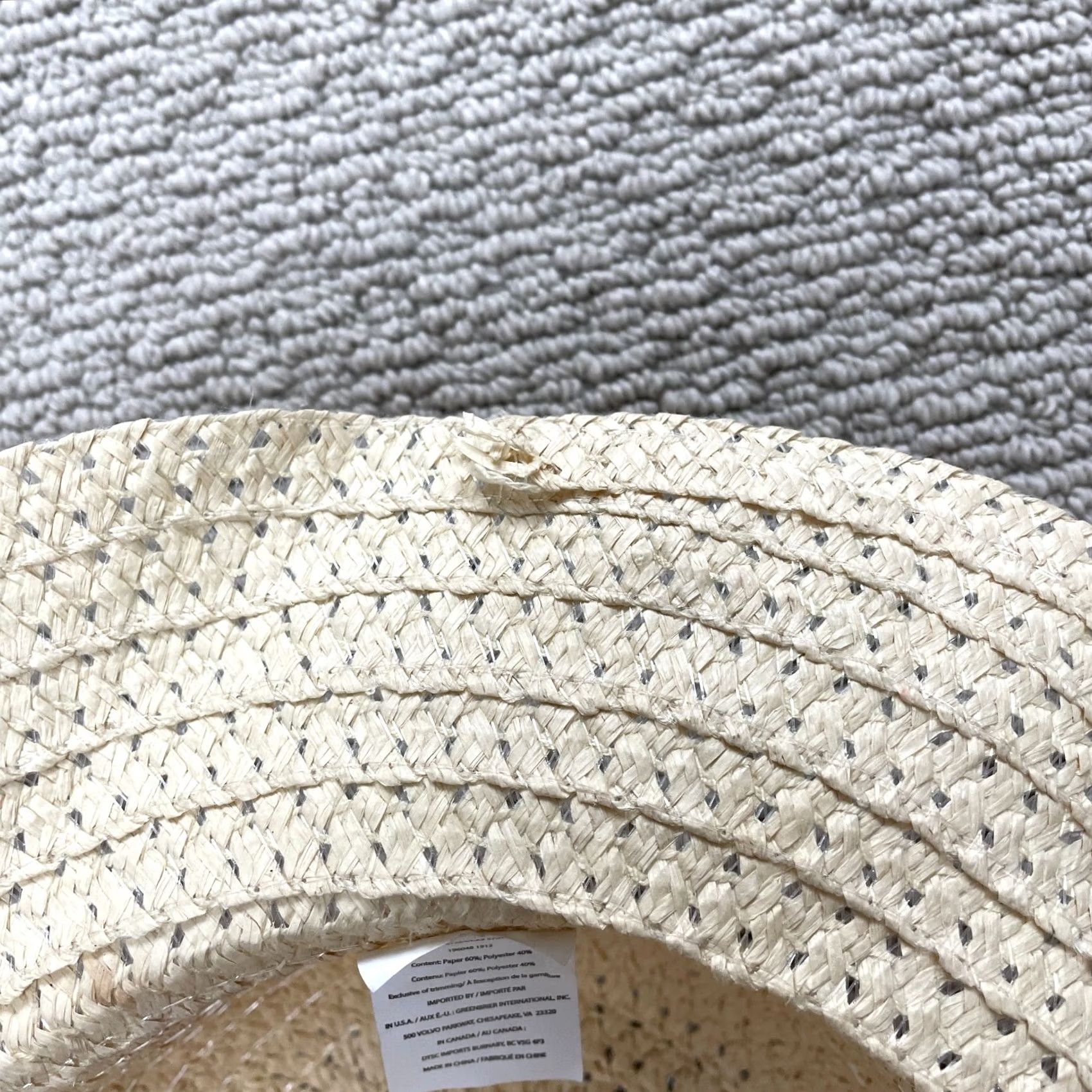 Vintage Unbranded Paper Straw Sun Hat Womens One Size Yellow Sun Protection Light Panama Sun Hat Women One Size Yellow Size ONE SIZE - 6 Thumbnail