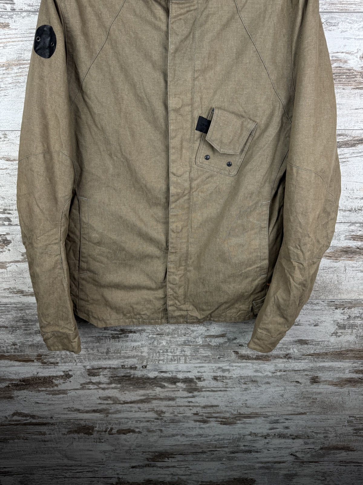 G-Star Vintage G Star Raw COMIC OVERSHIRT linen jacket military lin Size US M / EU 48-50 / 2 - 4 Thumbnail
