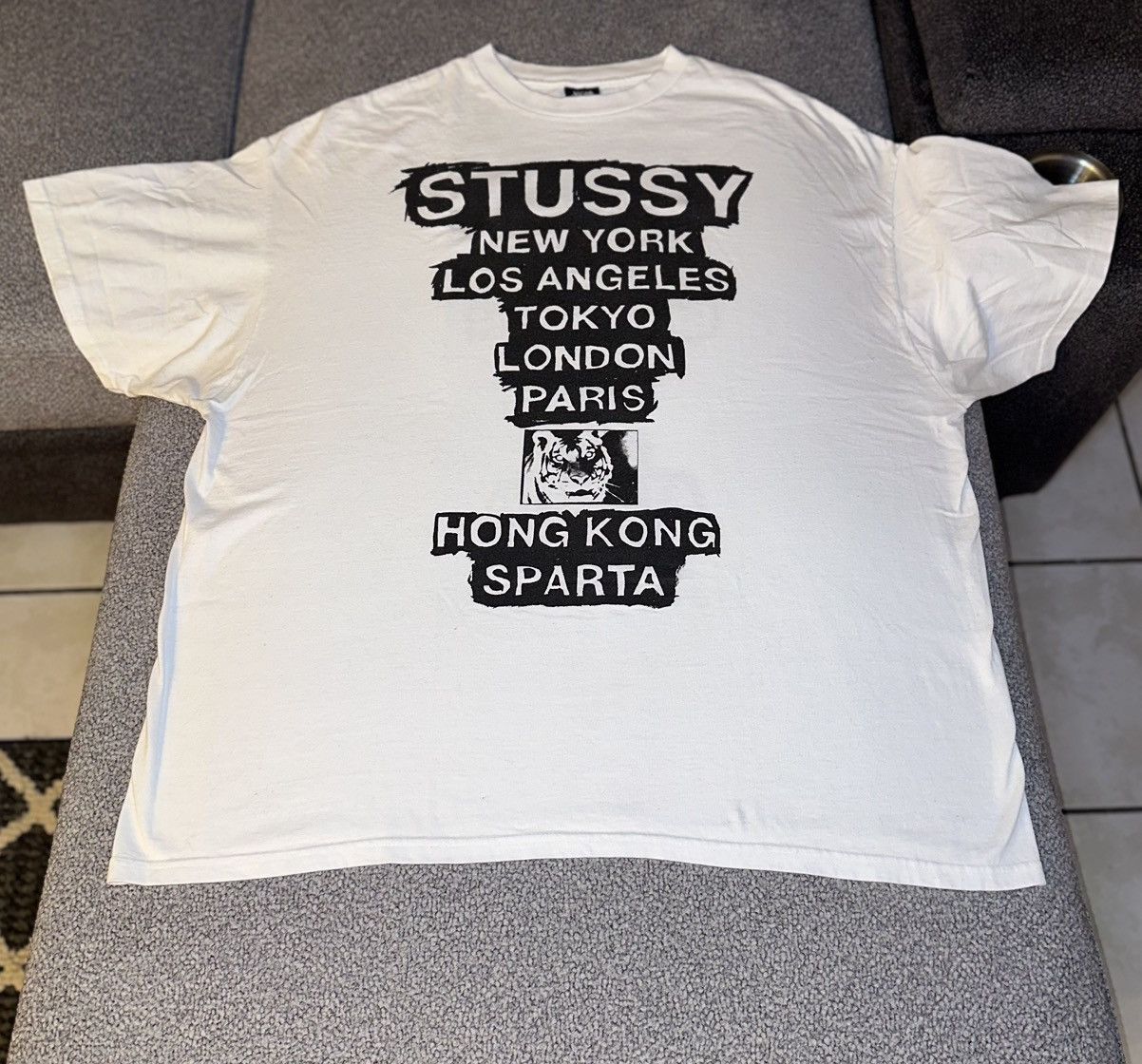 トップス STUSSY KOSTAS SEREMETIS ZIP POCKET SWEAT Kostas Seremetis × Stussy × Vintage Vintage Stussy x Kostas