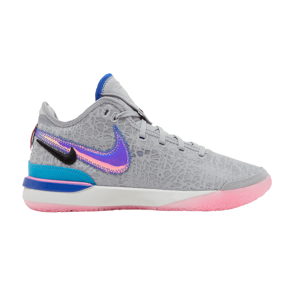 image of Nike Zoom Lebron Nxxt Gen 1984 Shoes in Grey, Men's