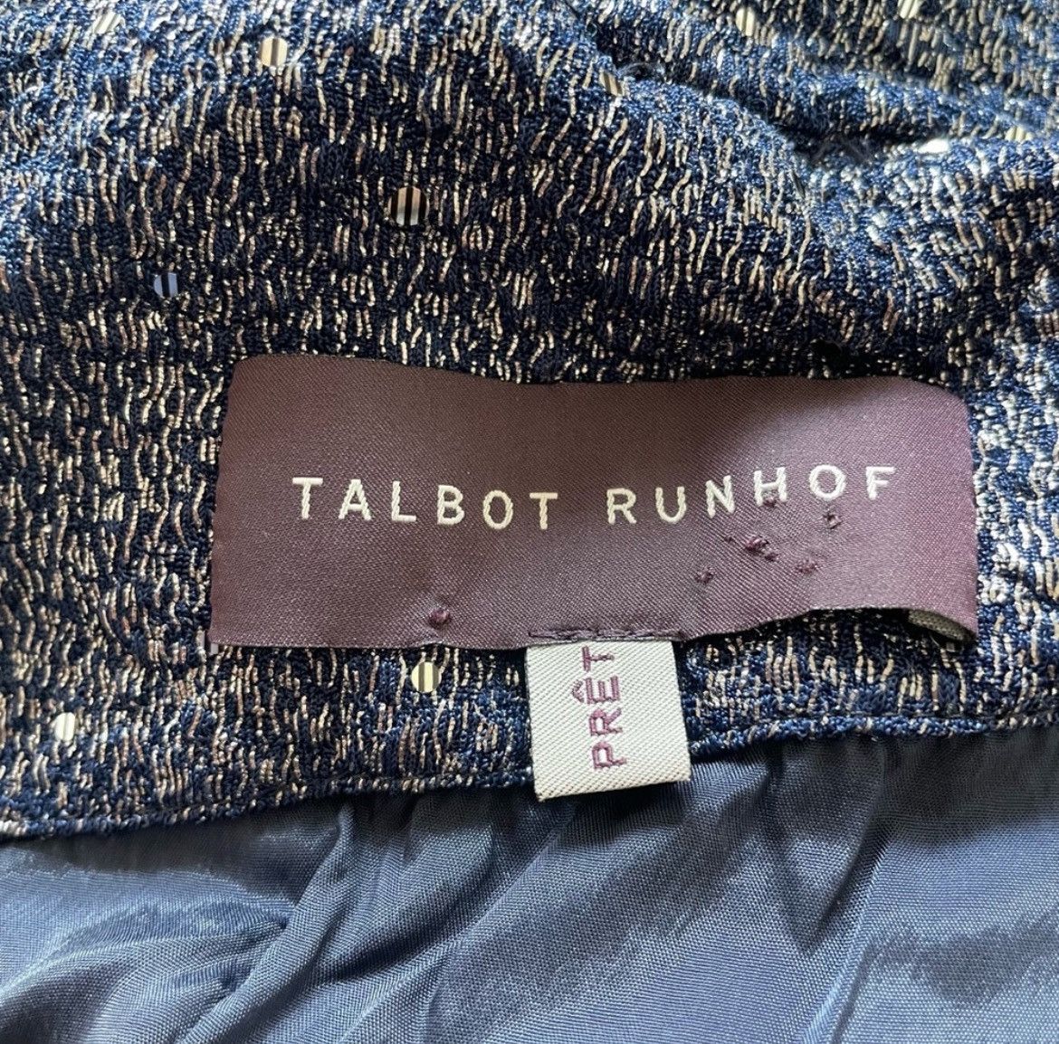 Other Talbot Runhof Glitter Sequin Off The Shoulder Metallic Gown Size M / US 6-8 / IT 42-44 - 6 Thumbnail