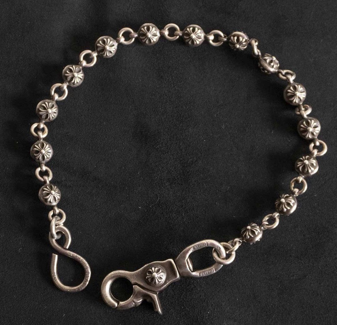 小物 CHROME HEARTS CLIP CHAIN SHORT Chrome Hearts Chrome Hearts Cross Ball 1 Clip Short Wallet Chain