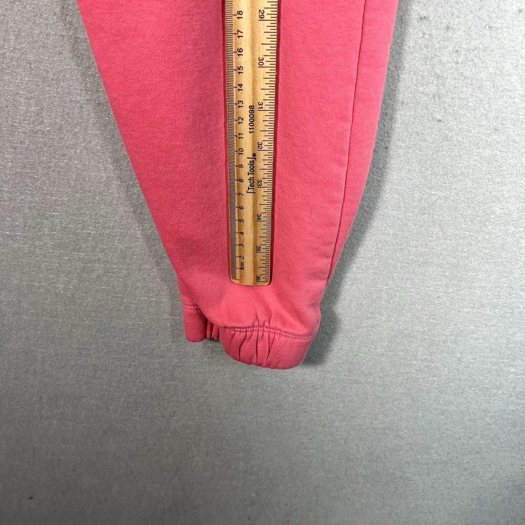 Zara ZARA Athletic Sweatpants Women's Small Pink Drawstring Pocket Activewear Size 24" / US 00 / IT 34 - 3 Thumbnail