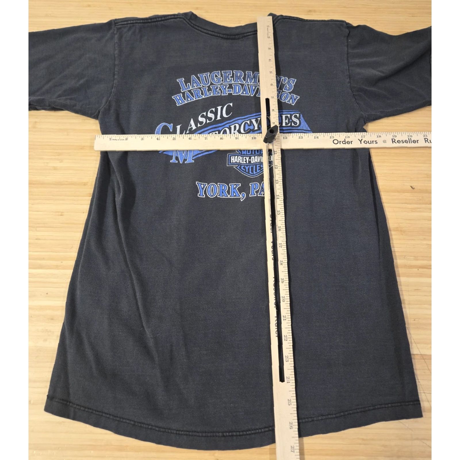 Harley Davidson VINTAGE Harley-Davidson Shirt Mens M Black Eagle Great American Spirit USA 90s Size US M / EU 48-50 / 2 - 6 Thumbnail