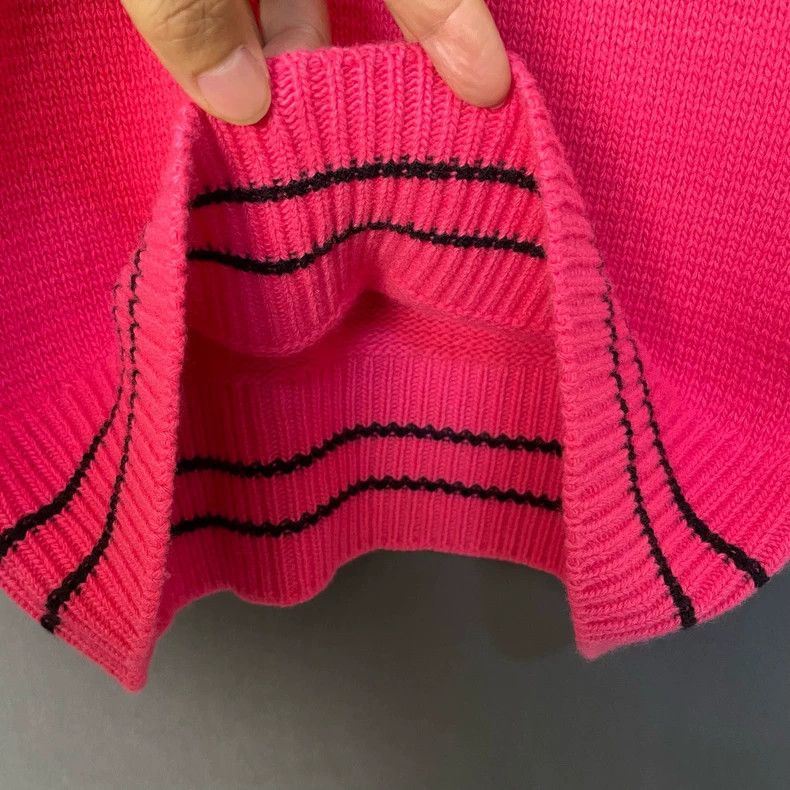 Dior Dior Pink five-pointed star knitted short sleeves Size XS / US 0-2 / IT 36-38 - 5 Thumbnail