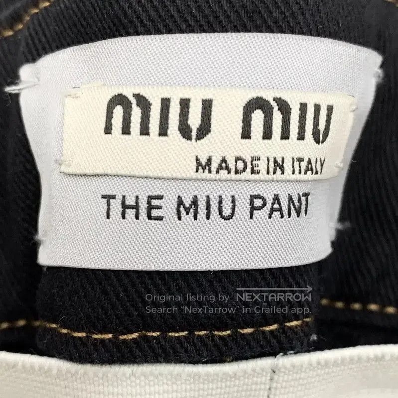 Miu Miu Miu Miu Black Cotton Women's Shorts . Size 28" / US 6 / IT 42 - 5 Thumbnail