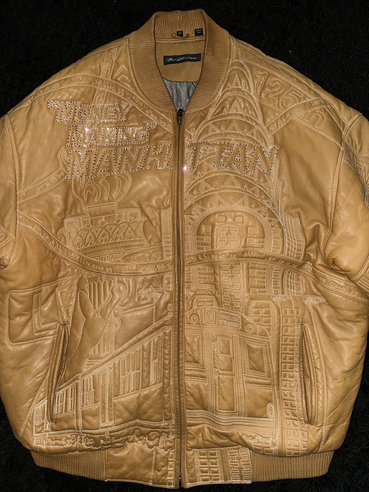 Pelle Pelle Pelle Pelle leather NYC boro swarovski carti one sz fits all Size US XXL / EU 58 / 5 - 3 Thumbnail
