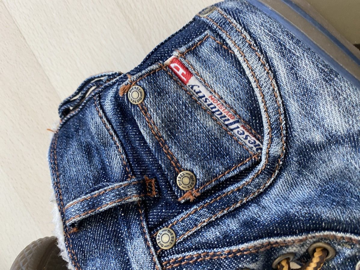 Diesel Diesel Vintage Denim Insulated Y2K Heels Size US 11 / IT 41 - 3 Thumbnail