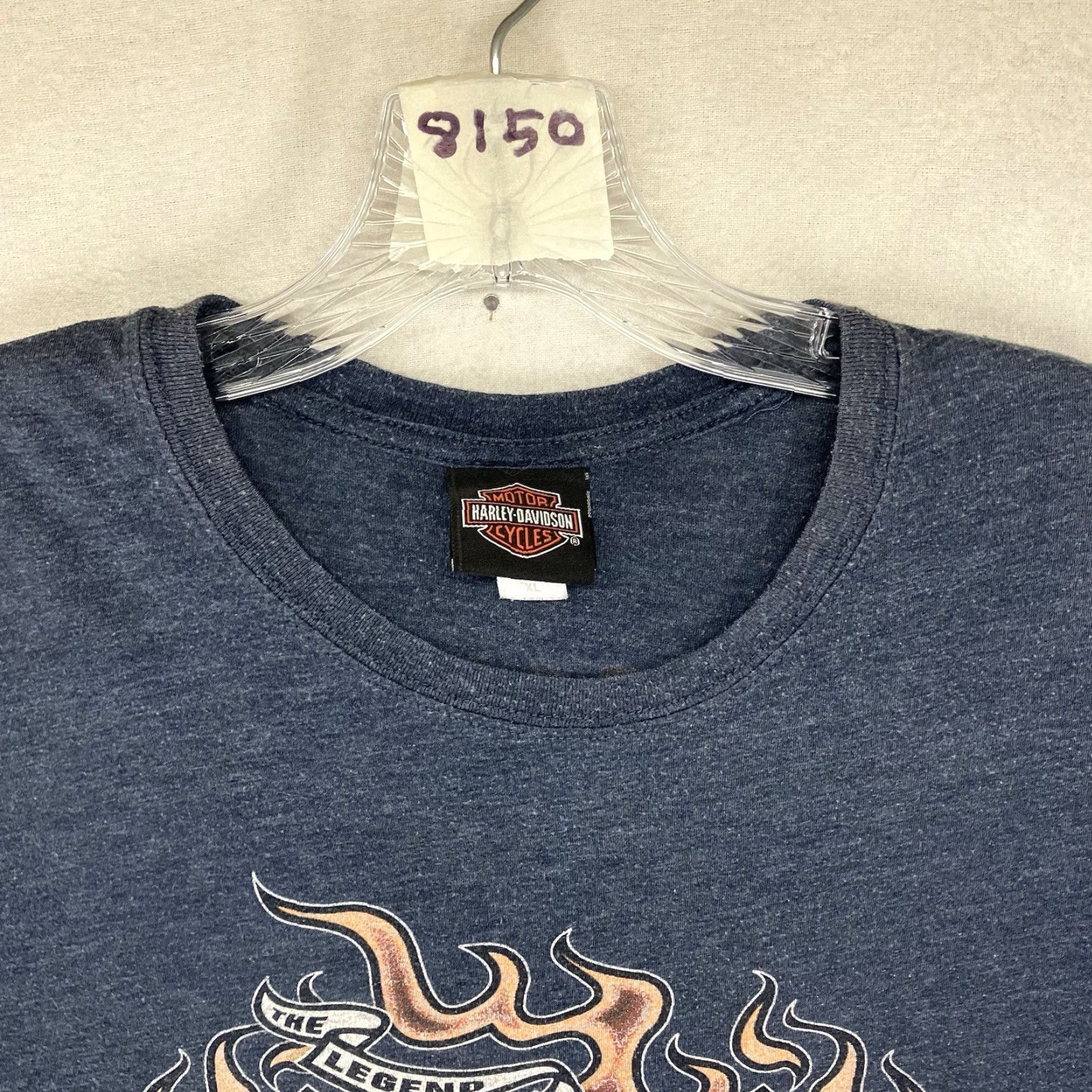 Harley Davidson Harley Davidson T Shirt XL Double Sided Super Thin Flame Engine Women's Size XL / US 12-14 / IT 48-50 - 5 Thumbnail