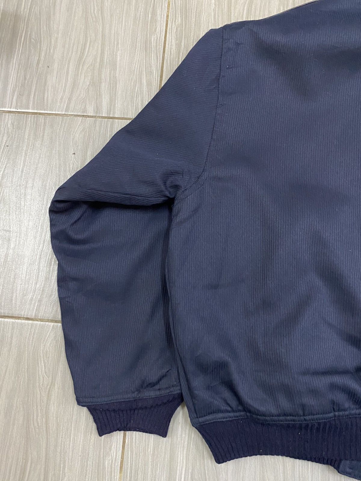 Japanese Brand Vtg Suntory Boss Coffee Bomber Jacket Leather Elbow Patches Size US L / EU 52-54 / 3 - 8 Thumbnail
