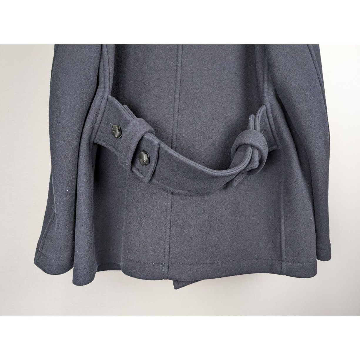 Bottega Veneta o1rshd1 Double Wool Cashmere Coat in Midnight Blue Size US L / EU 52-54 / 3 - 12 Thumbnail