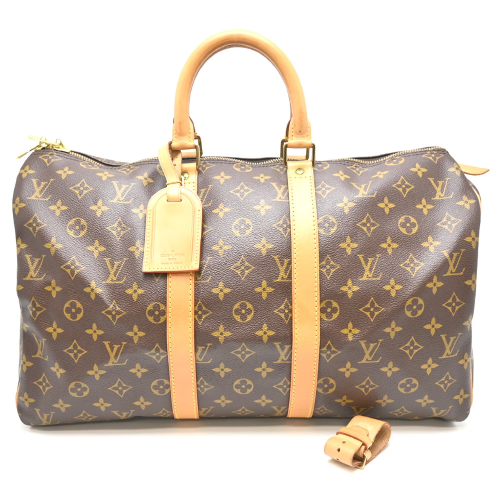 Louis Vuitton Louis Vuitton Keepall 55 Women's/Men's Boston Bag M41424 (Discontinued) Monogram Brown Size ONE SIZE - 1 Thumbnail
