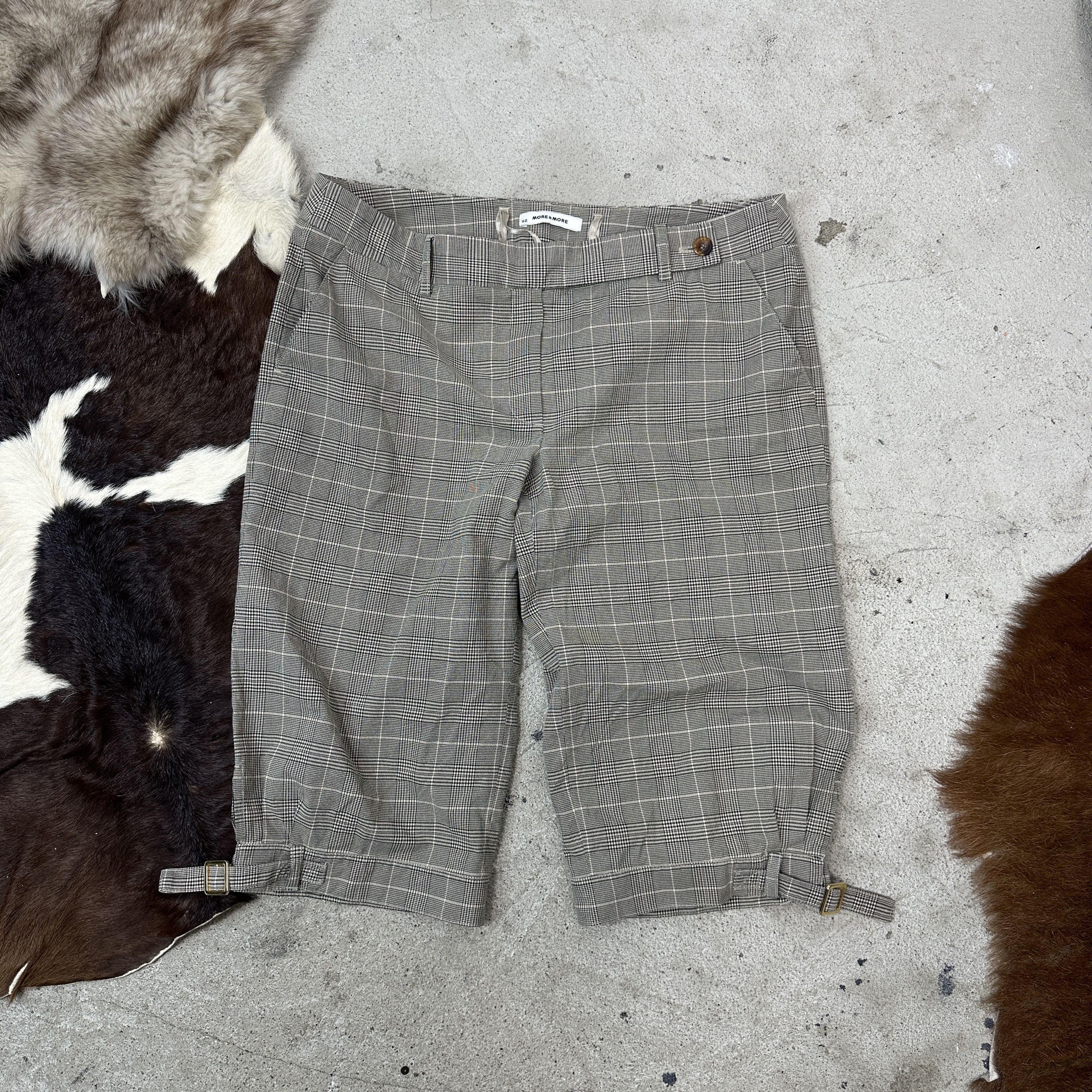 Vintage Vintage Office Siren Tartan Capri Checkered Pants 00s Size 27" / US 4 / IT 40 - 4 Thumbnail