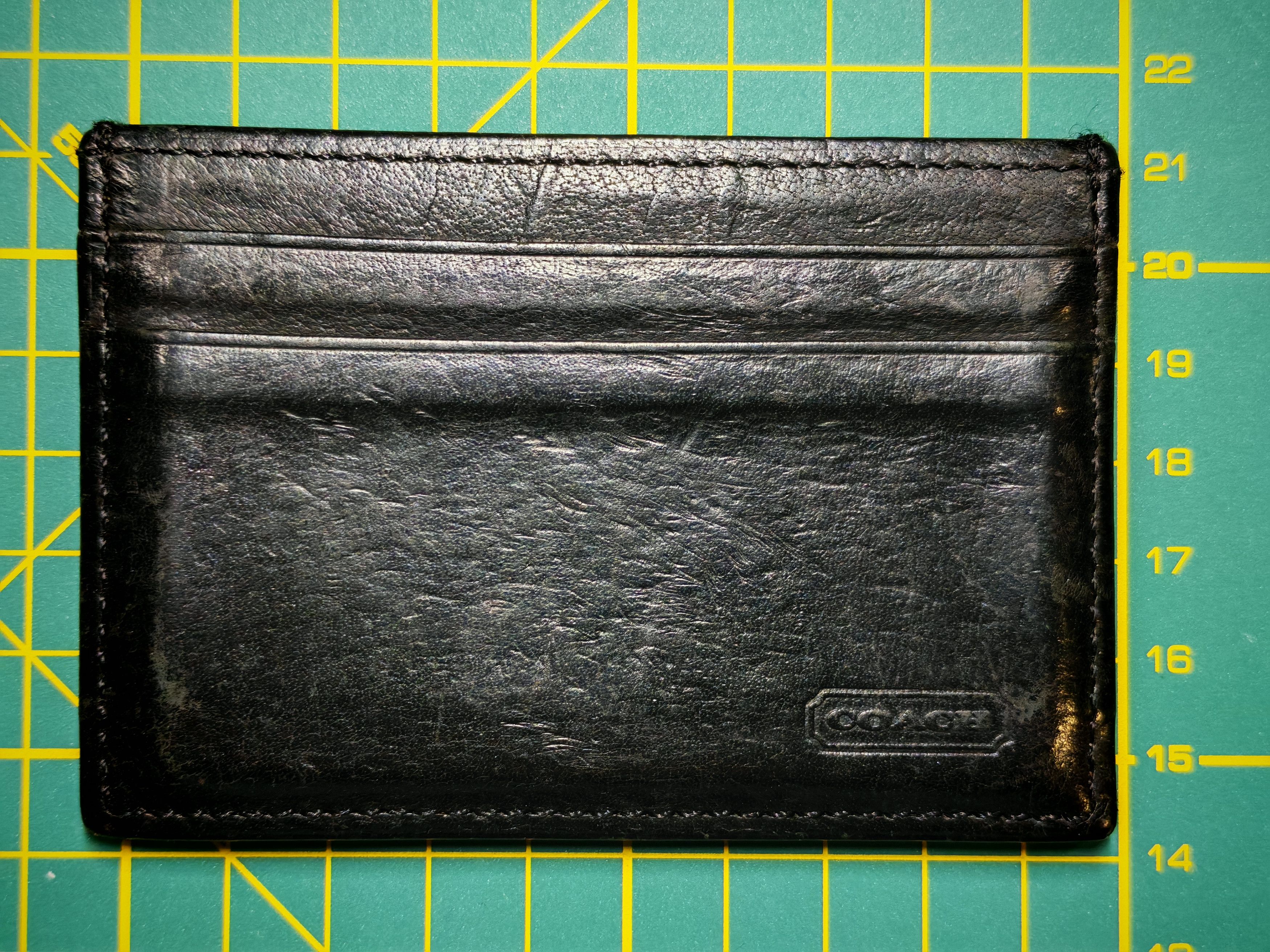 Coach Coach Black Card Holder Leather Size ONE SIZE - 4 Thumbnail